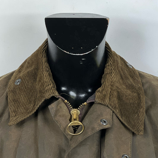 Giacca Barbour Northumbria c40/102 cm olive - Olive Northumbria wax jacket size M