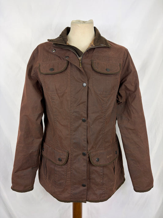 Giacca Barbour donna marrone utility UK14 tg.42/44 - Brown Lady Waxed Utility Jacket size UK14 - Shop In London