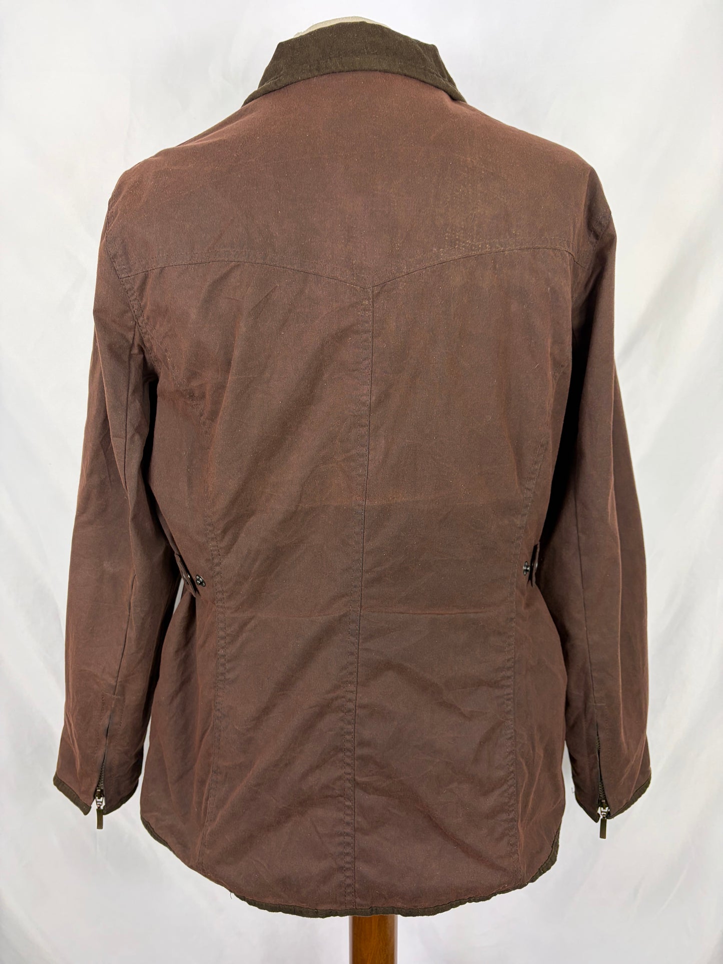 Giacca Barbour donna marrone utility UK14 tg.42/44 - Brown Lady Waxed Utility Jacket size UK14