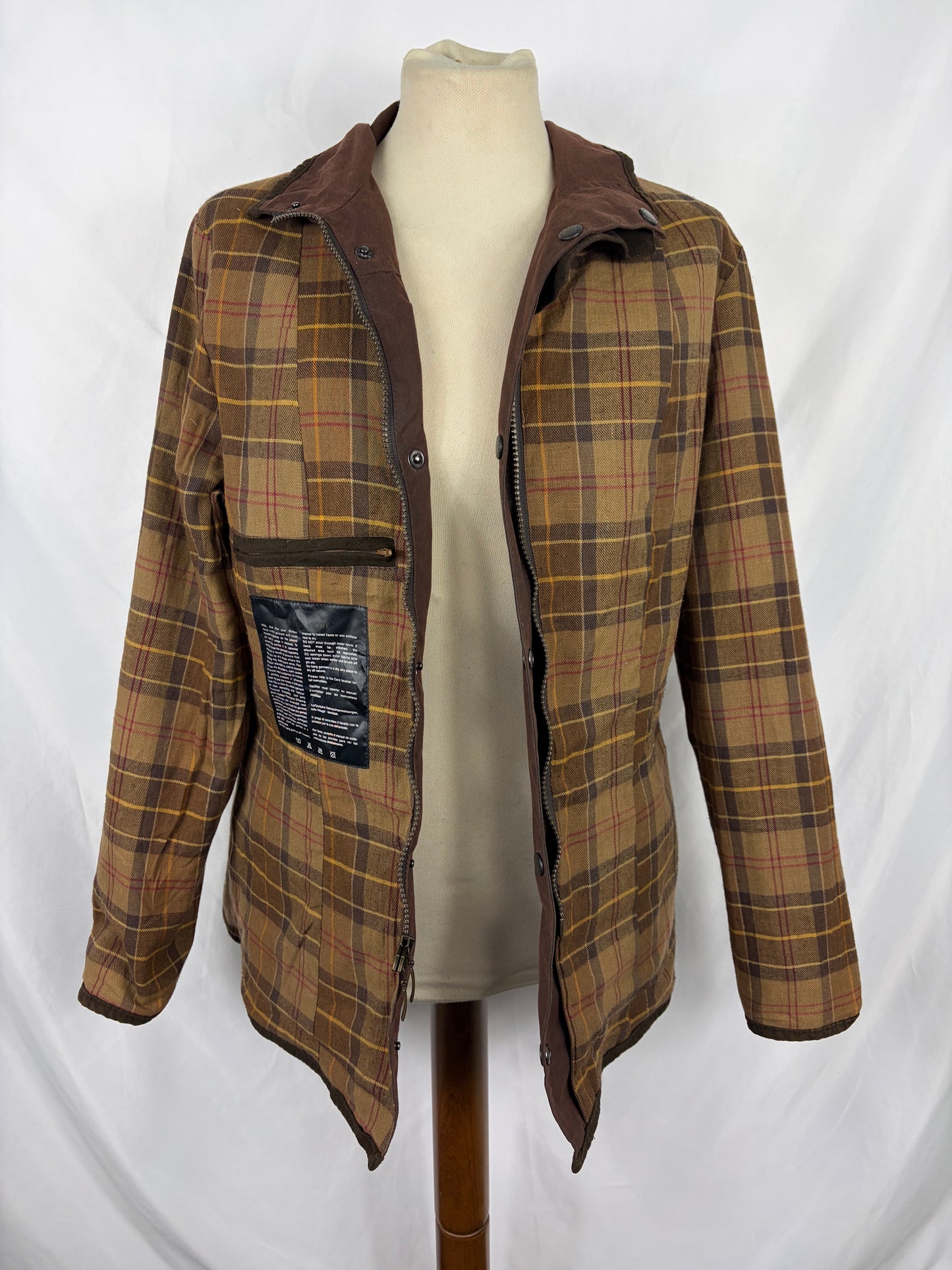 Giacca Barbour donna marrone utility UK14 tg.42/44 - Brown Lady Waxed Utility Jacket size UK14