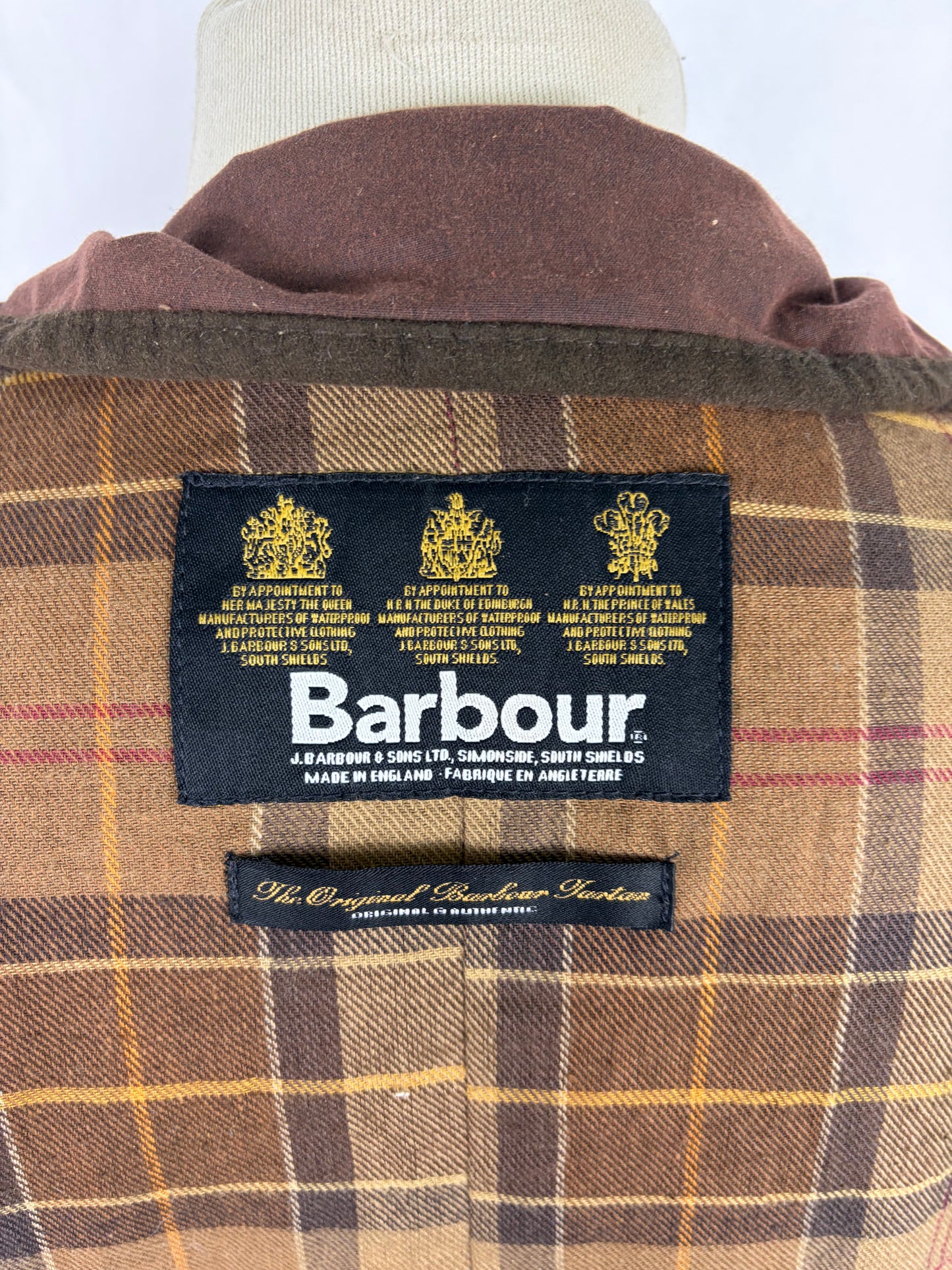 Giacca Barbour donna marrone utility UK14 tg.42/44 - Brown Lady Waxed Utility Jacket size UK14