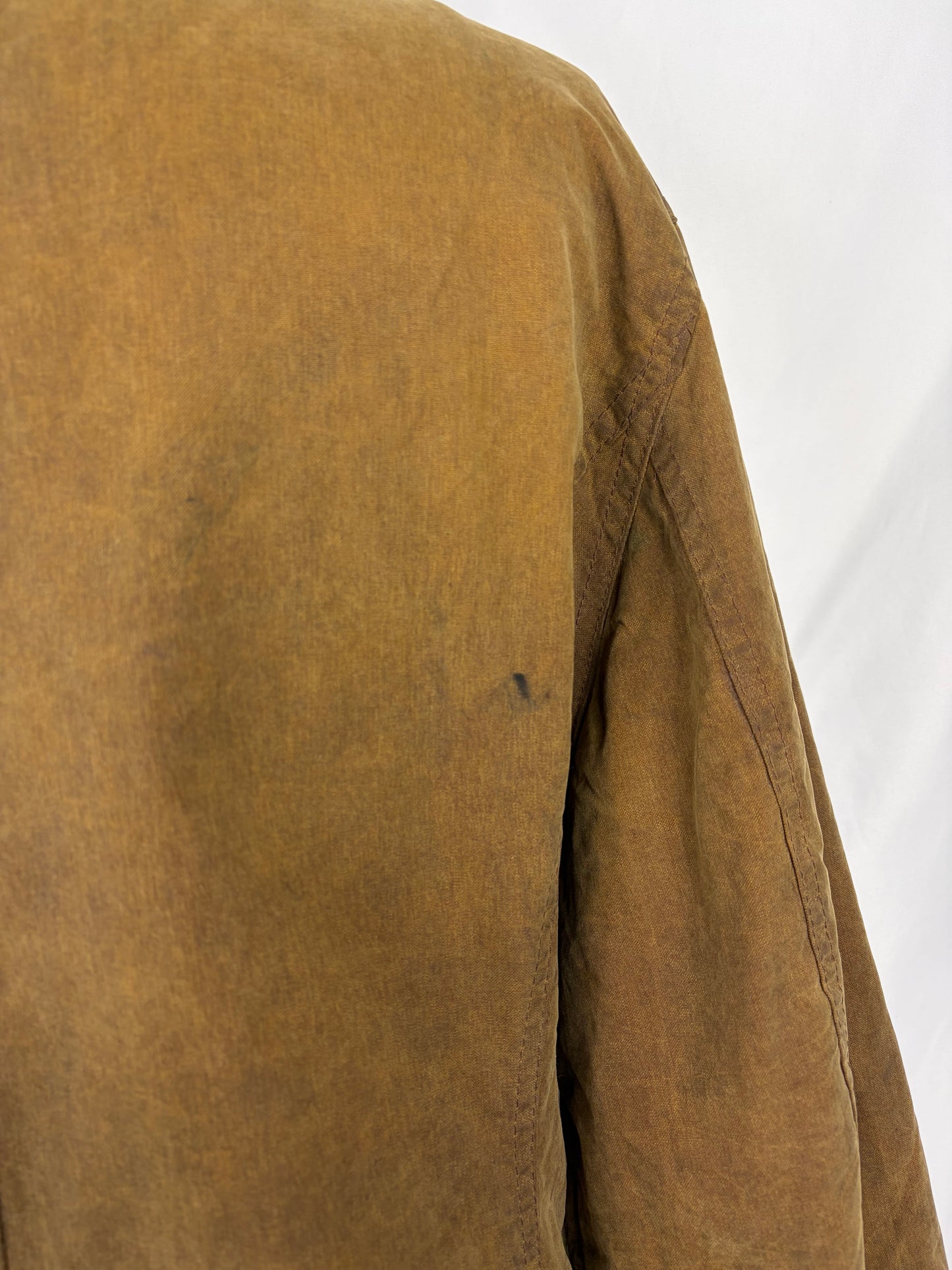 Barbour beige Unisex Newmarket UK 18 tg.48 Beige waxed Newmarket coat size uk18