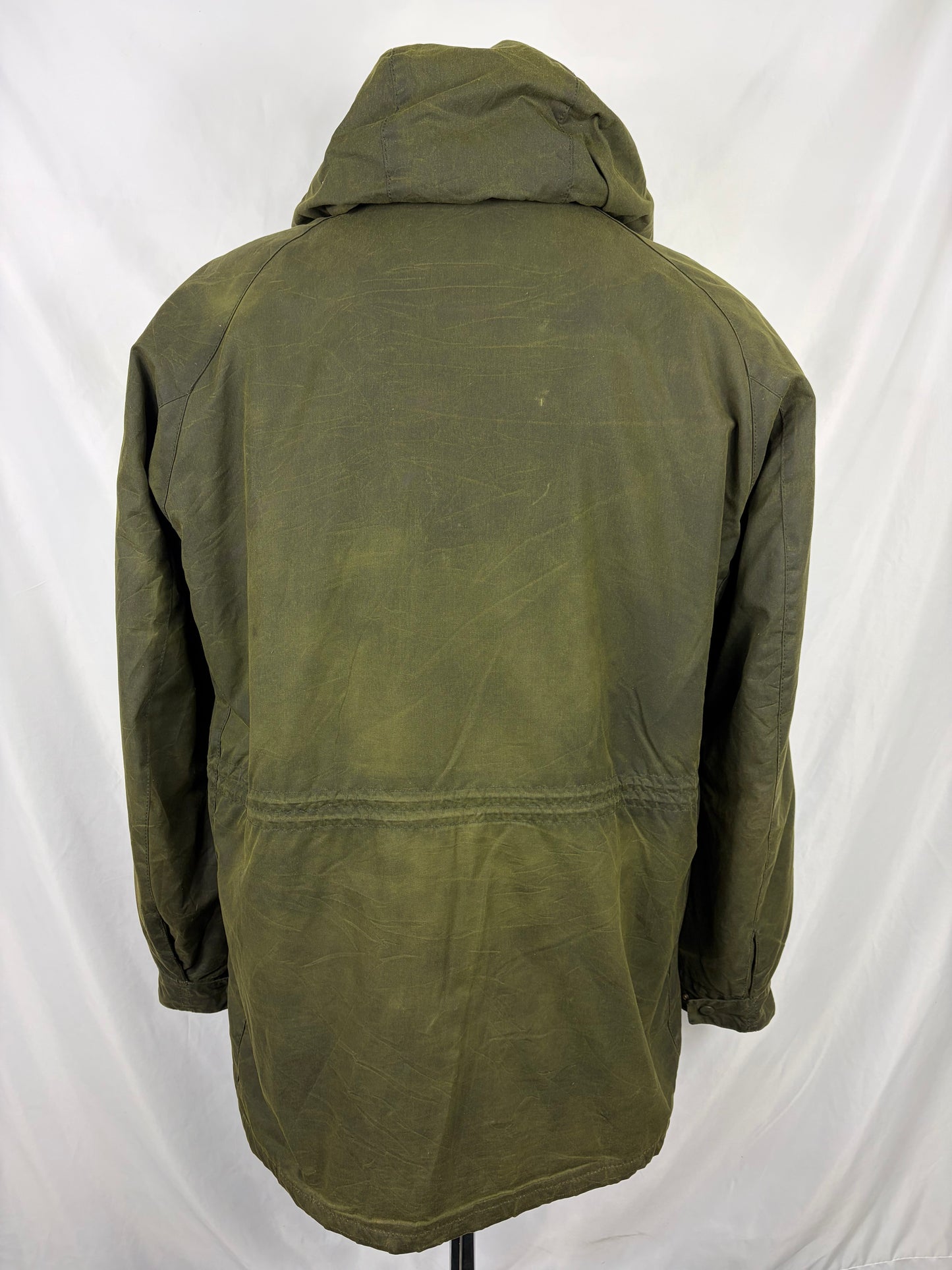 Barbour Parka Giacca verde Uomo Brindle wax jacket XXL Man Green wax Jacket Size XXLarge