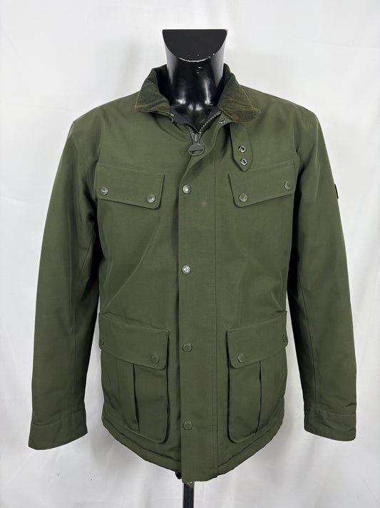 Giacca Barbour International Verde Medium- Man Olive International  Waterproof Jacket size M - Shop In London