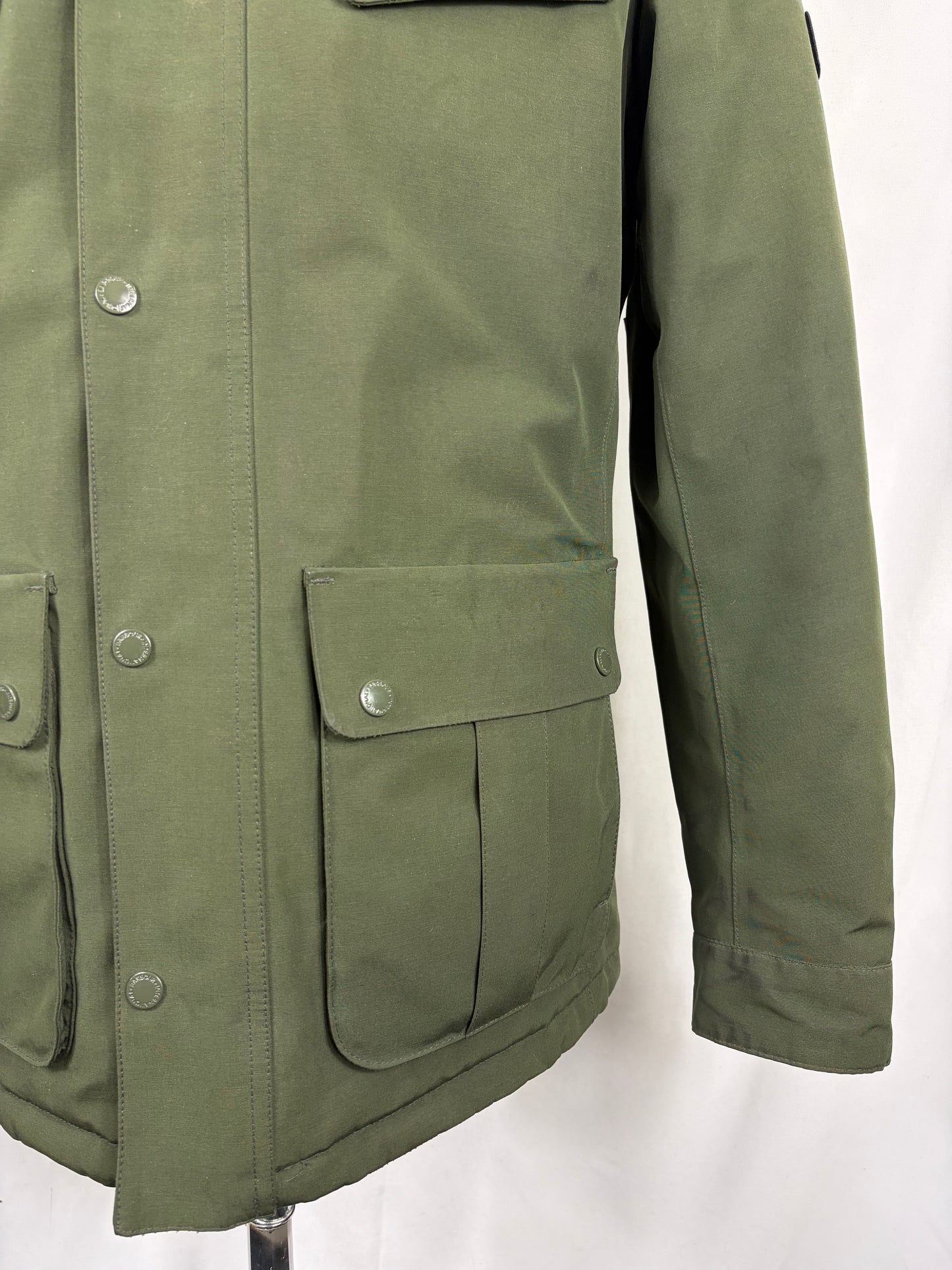 Giacca Barbour International Verde Medium- Man Olive International  Waterproof Jacket size M - Shop In London
