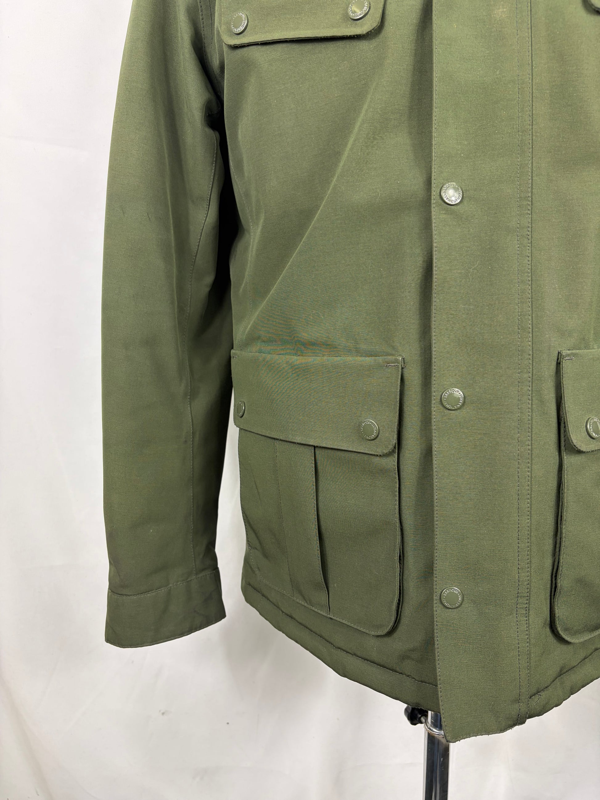 Giacca Barbour International Verde Medium- Man Olive International  Waterproof Jacket size M - Shop In London