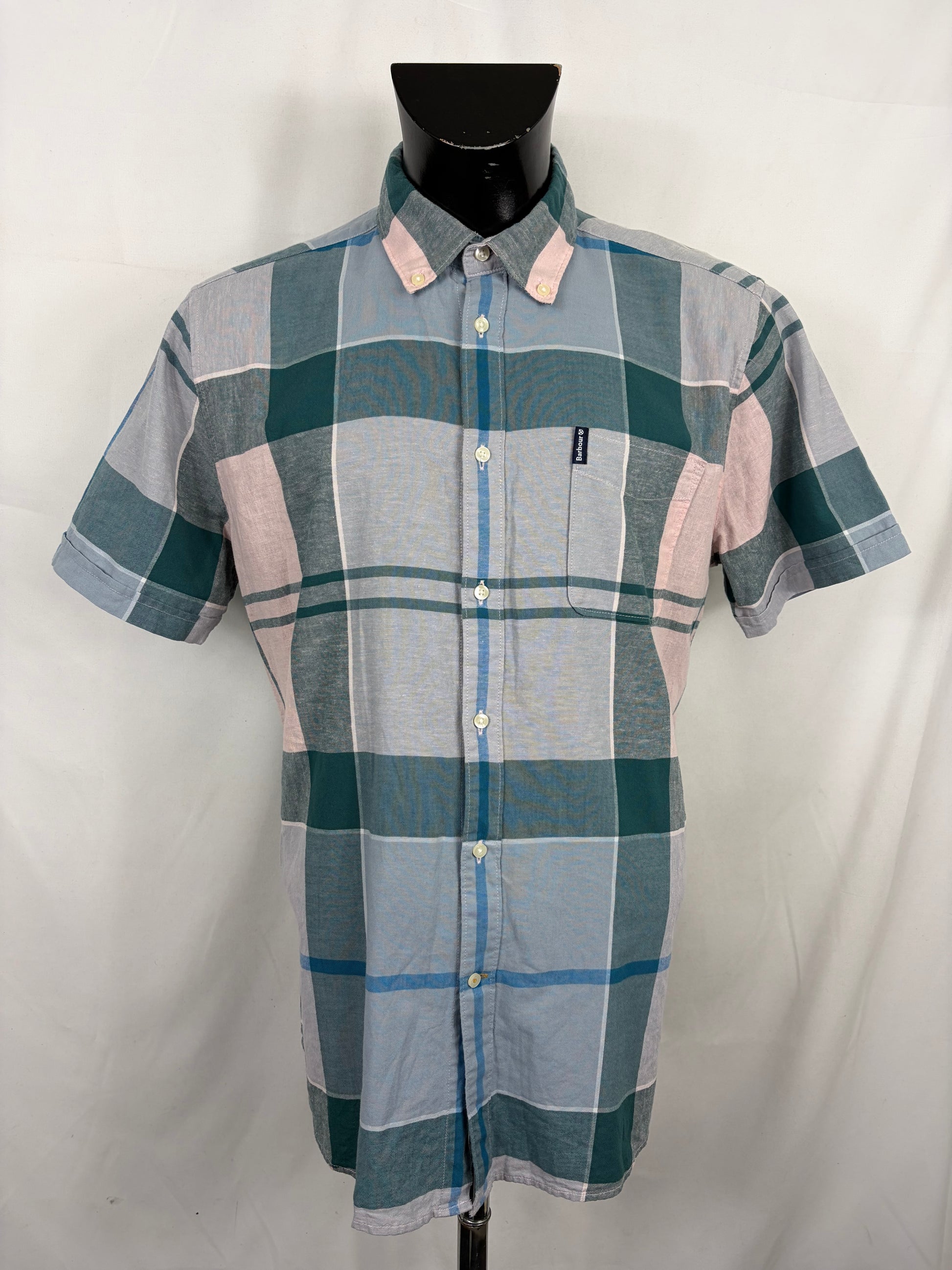 Camicia Barbour da uomo in cotone taglia Large - Shop In London