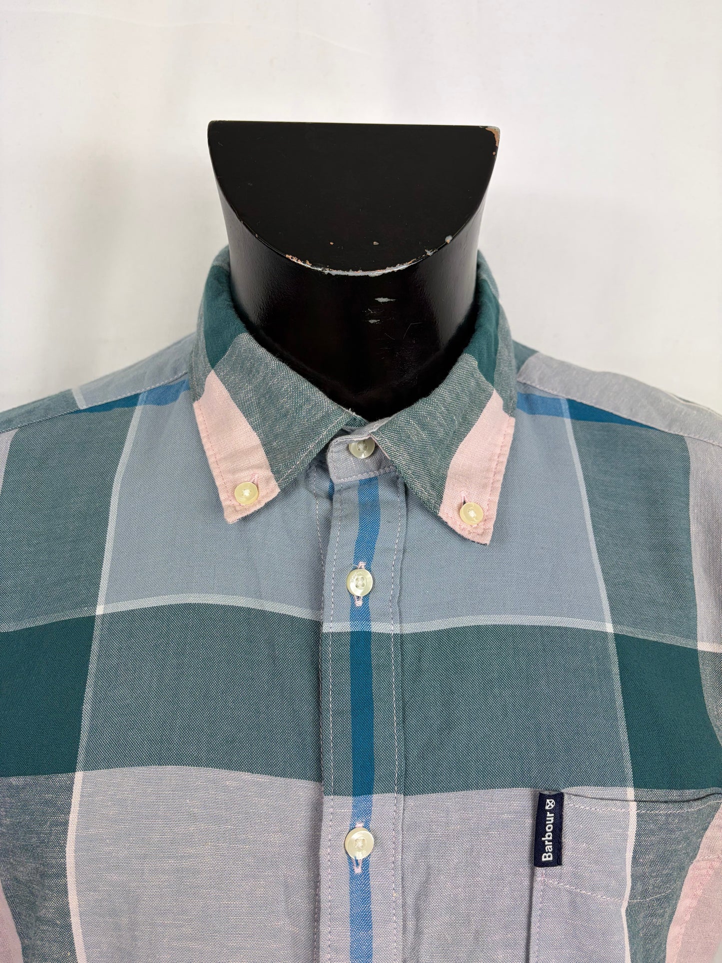 Camicia Barbour da uomo in cotone taglia Large - Shop In London