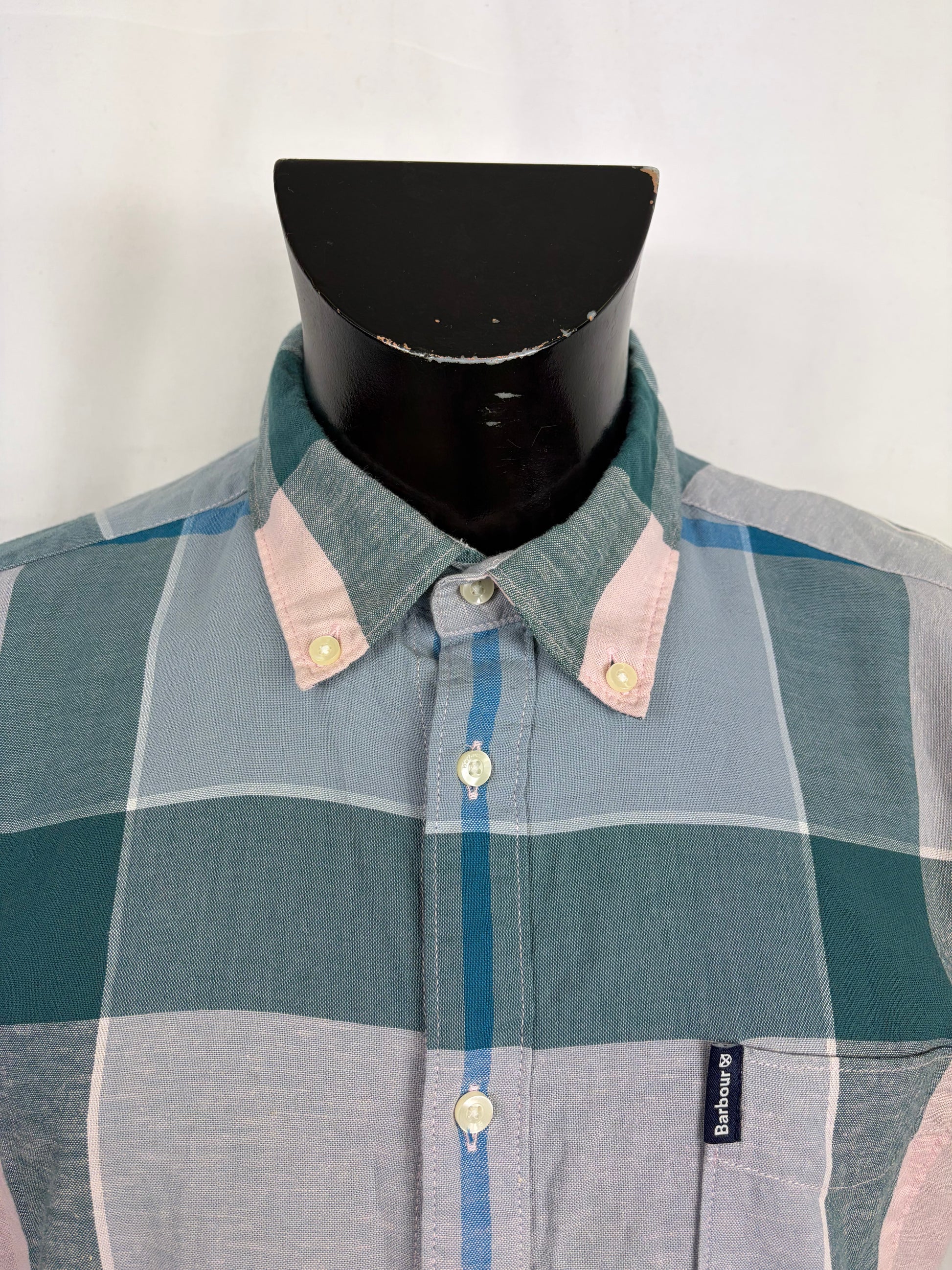 Camicia Barbour da uomo in cotone taglia Large - Shop In London