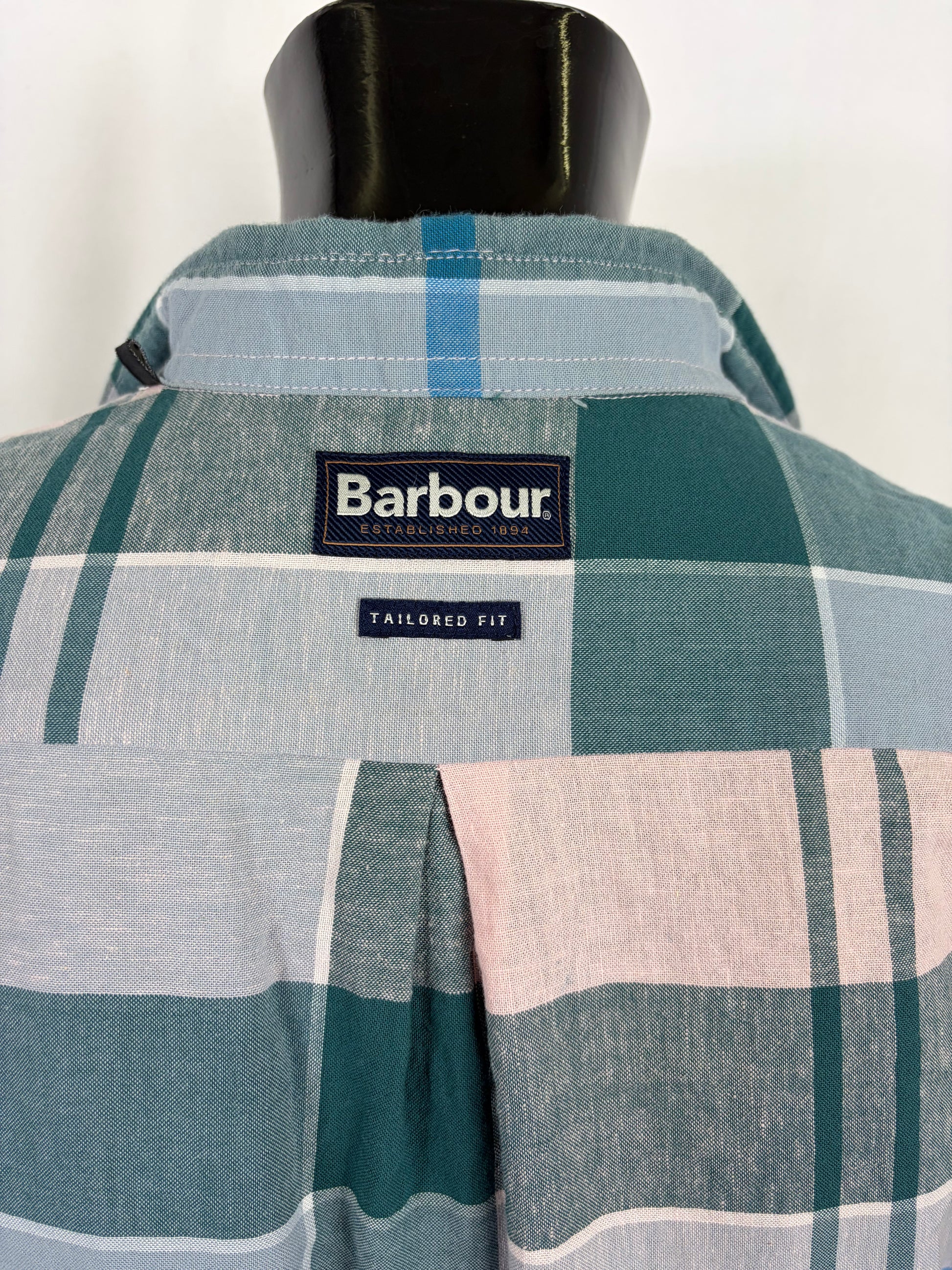 Camicia Barbour da uomo in cotone taglia Large - Shop In London