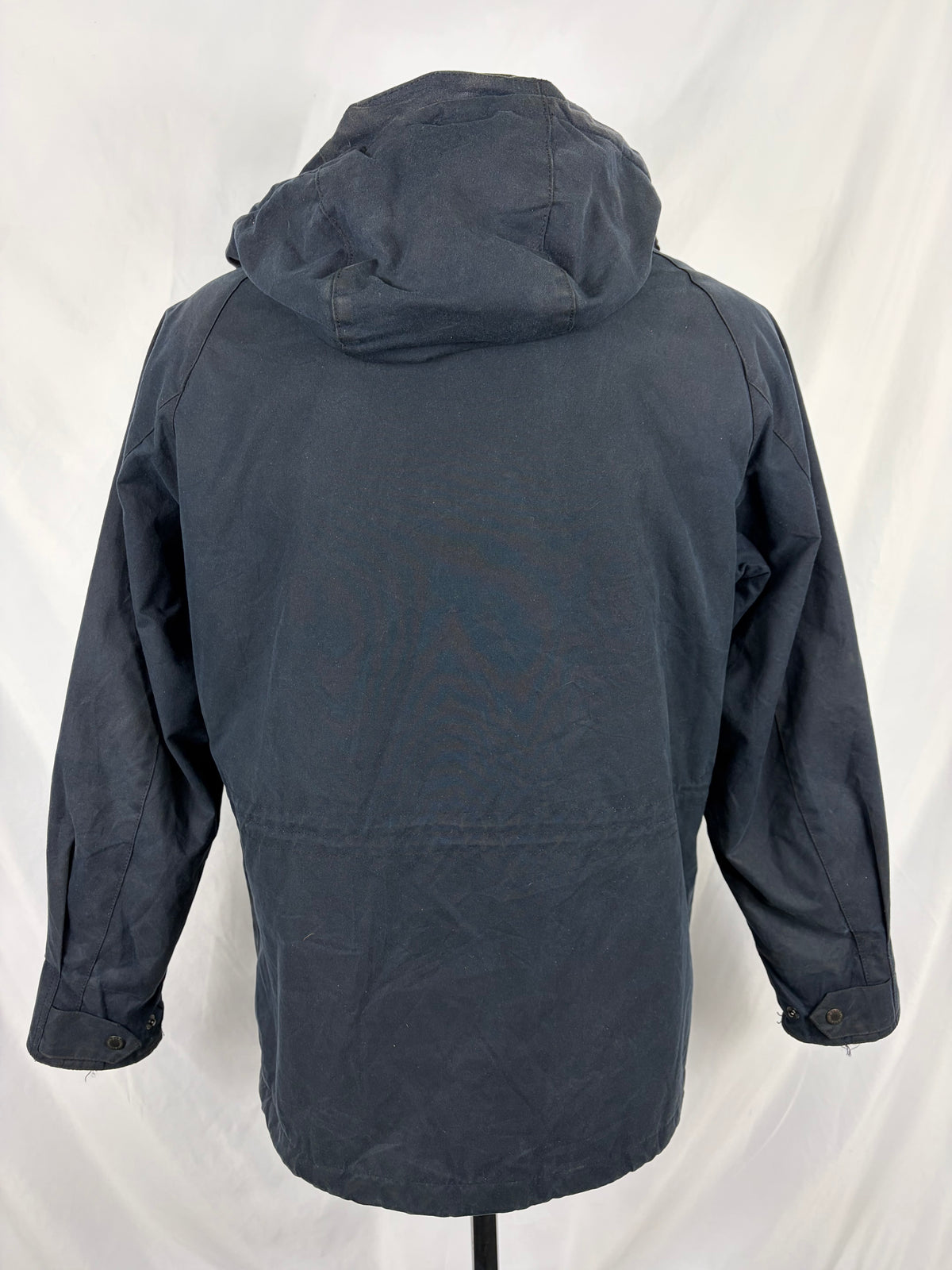 Parka Barbour blu da uomo Bryn cerato Small - Man wax navy parka size Small