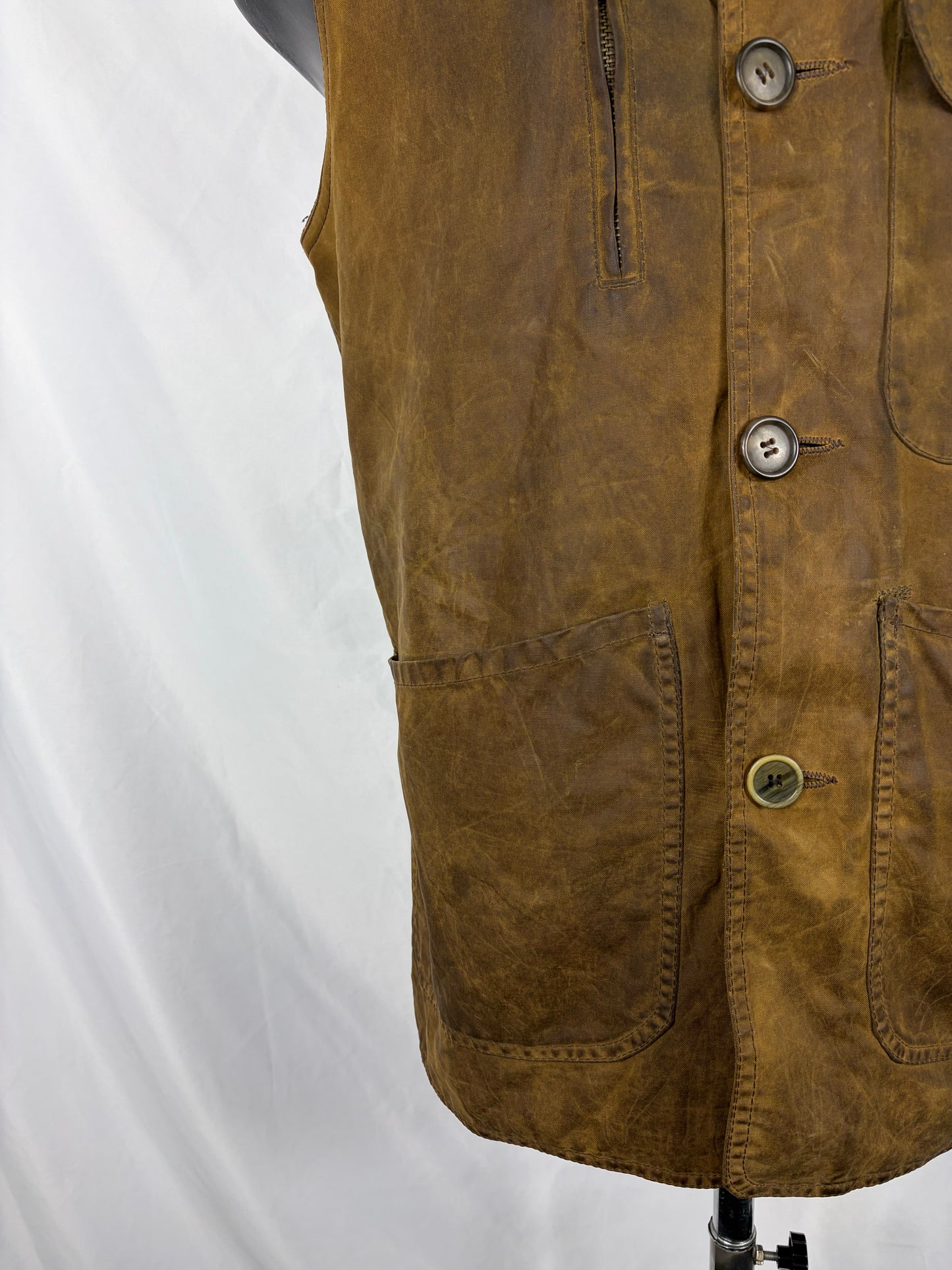 Barbour Gilet Uomo cerato Beauchamp marrone Medium - Man Waxed Beauchamp waistcoat size M