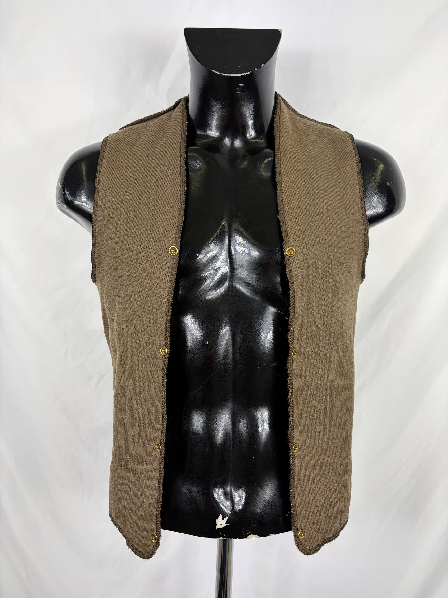 Imbottitura Barbour vintage A298 con bottoni Taglia Large C30 Bambino- Kid Vintage Pile Lining A298 c30