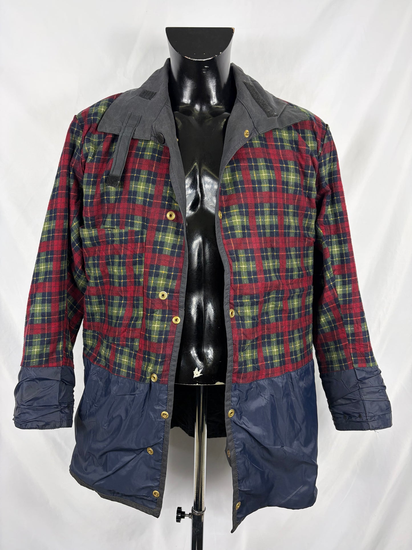 RARO Barbour Backhouse Blu nero C38/97 cm Riding short Blueblack Wax Jacket Size Medium