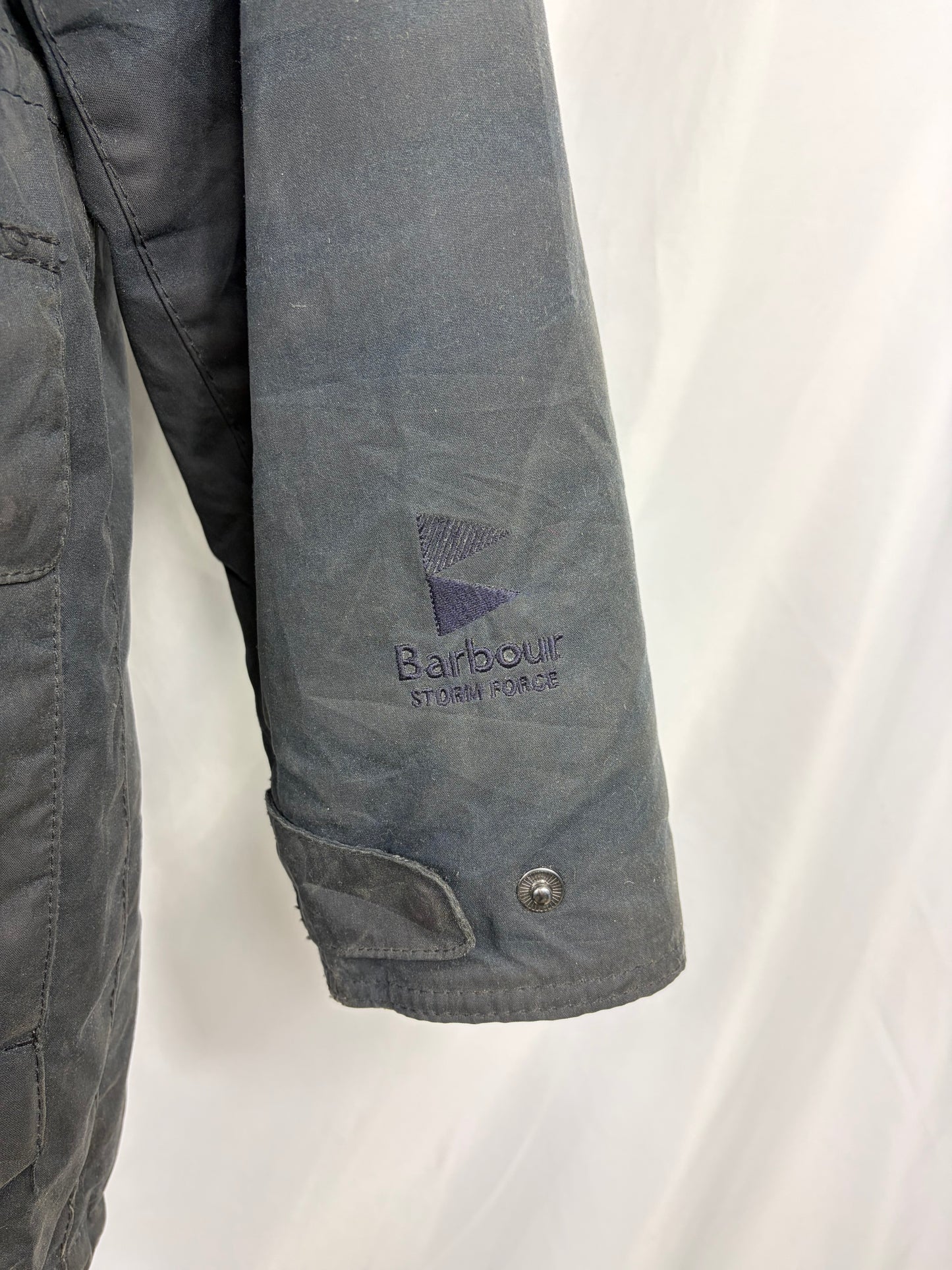 Parka Barbour blu da uomo North sea cerato Medium - Man wax winter navy parka size medium