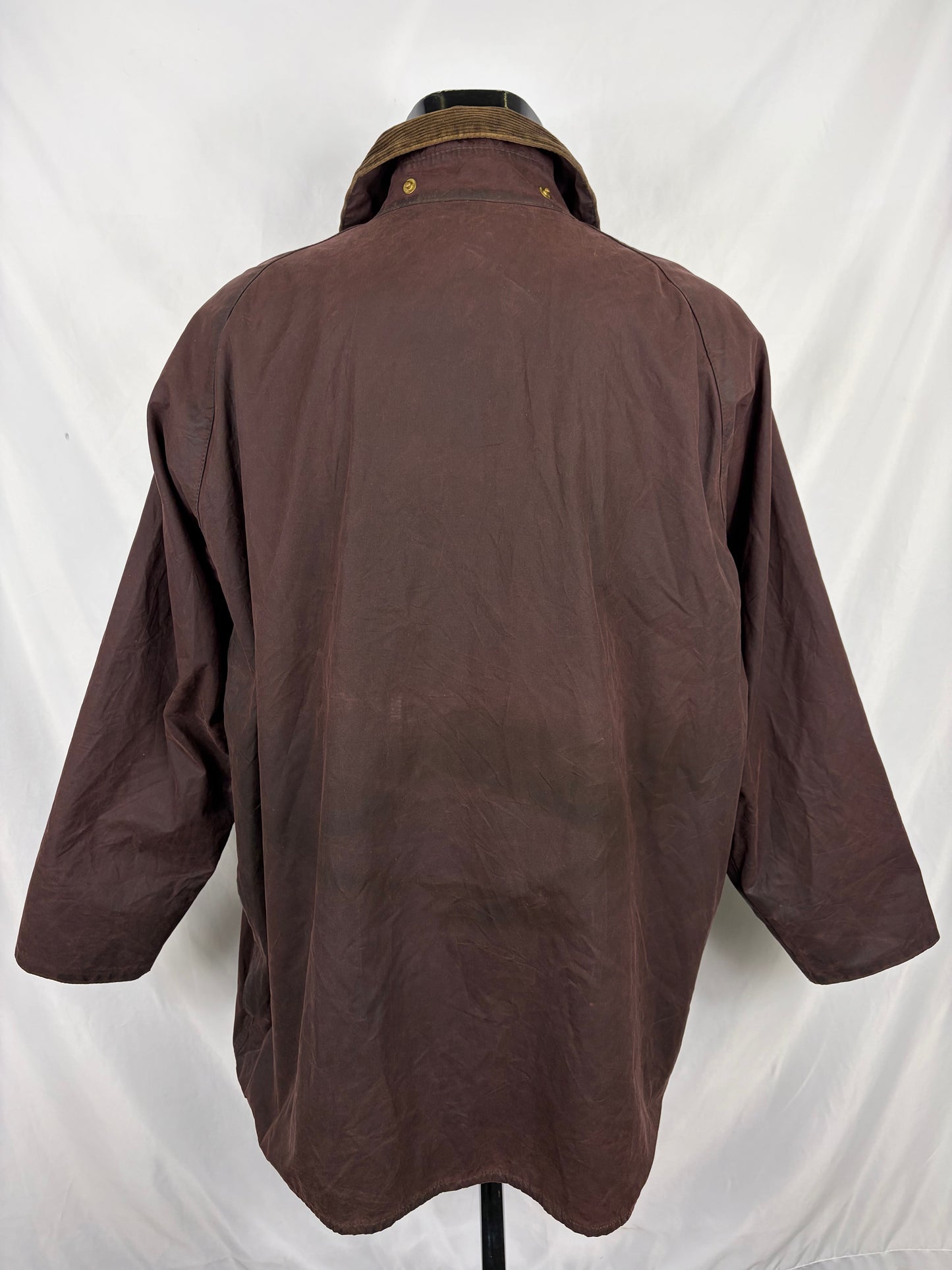 Barbour Giacca Beaufort vintage marrone C50/127cm Brown Wax Beaufort jacket Size XXL - Shop In London