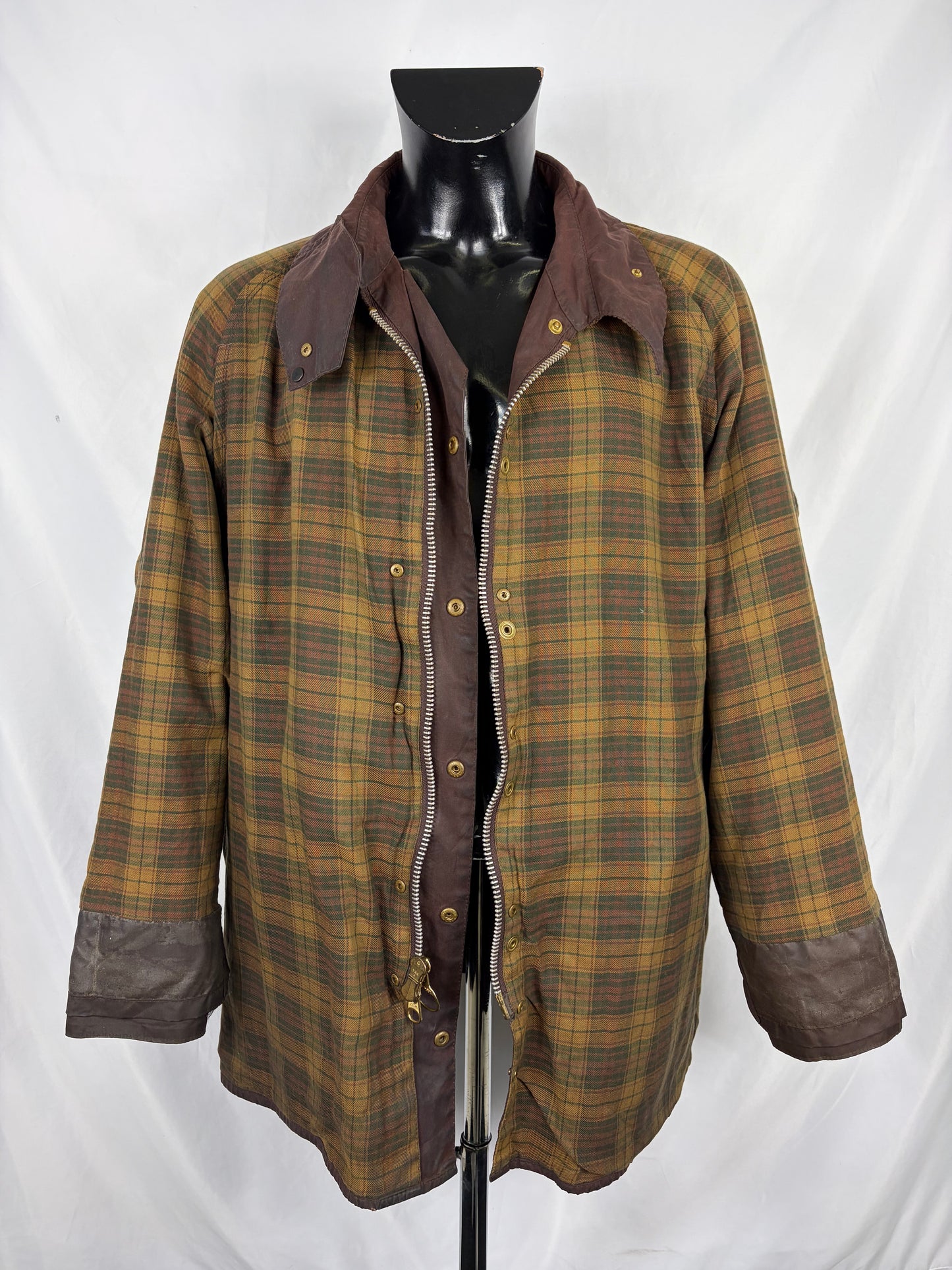 Barbour Giacca Beaufort vintage marrone C50/127cm Brown Wax Beaufort jacket Size XXL - Shop In London