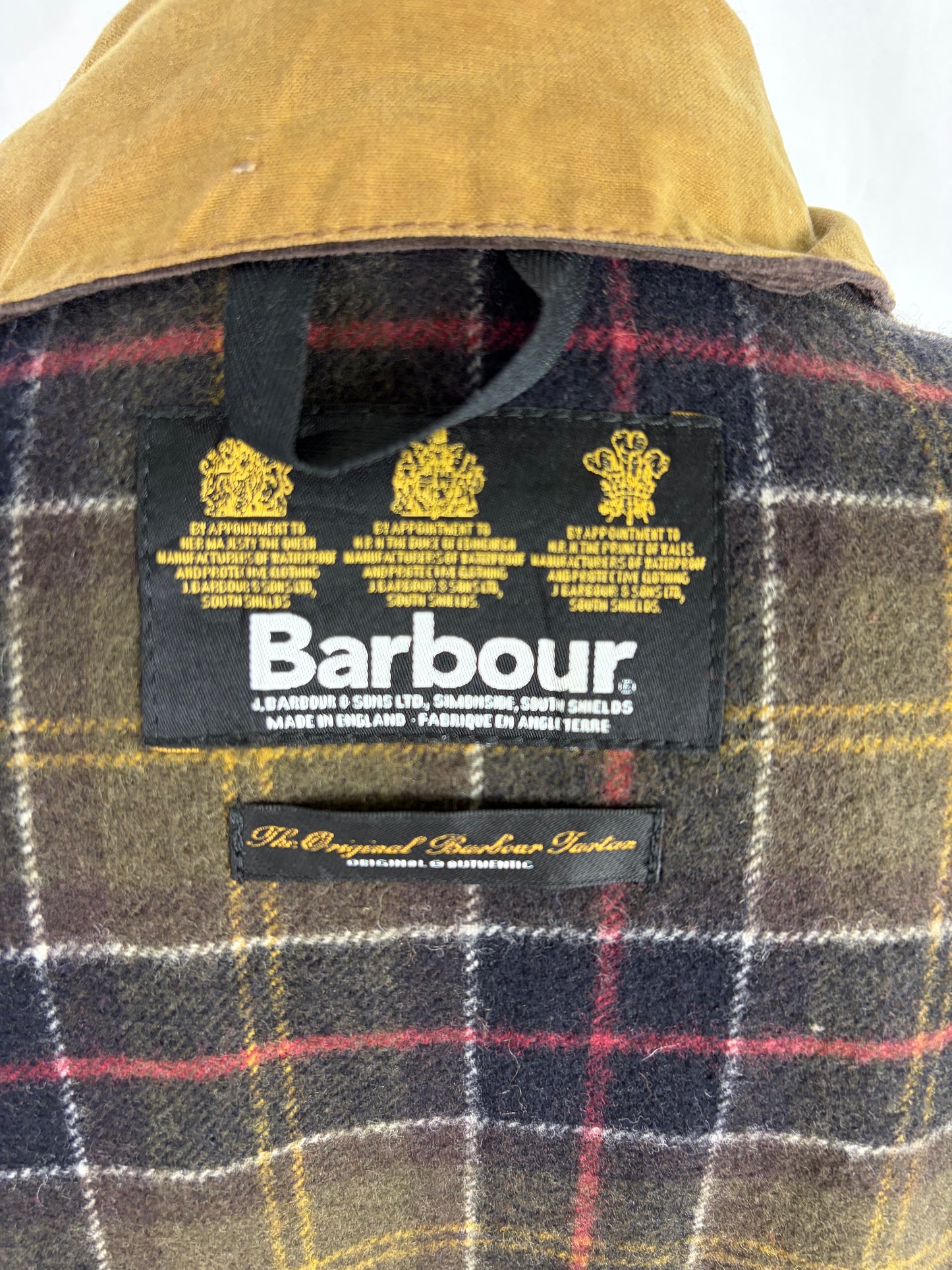 Barbour beige Unisex Newmarket UK 18 tg.48 Beige waxed Newmarket coat size uk18