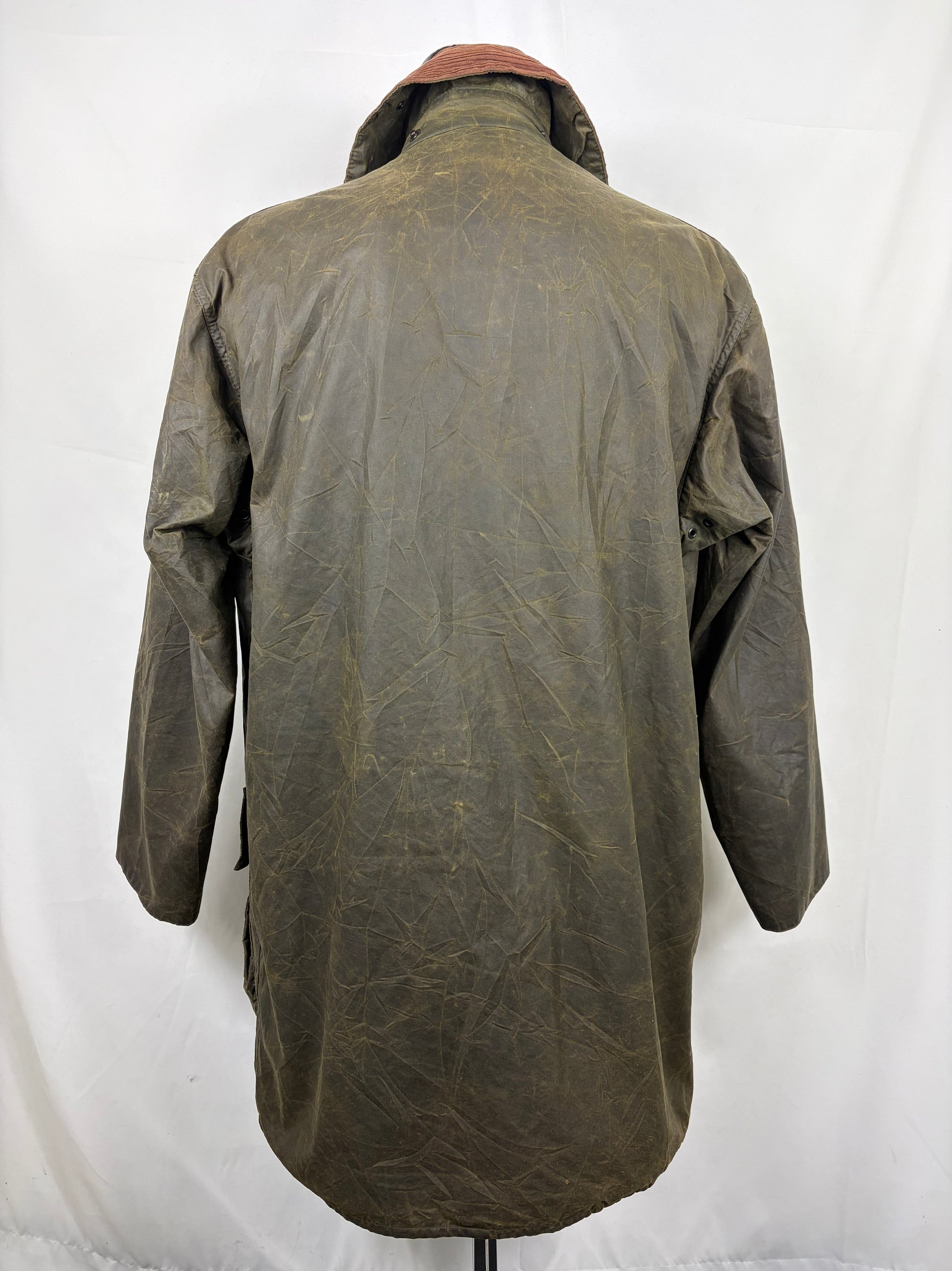 Barbour unisex Border verde cotone Cerato C40/102cm  Green Border Coat Size Medium C40 - Shop In London