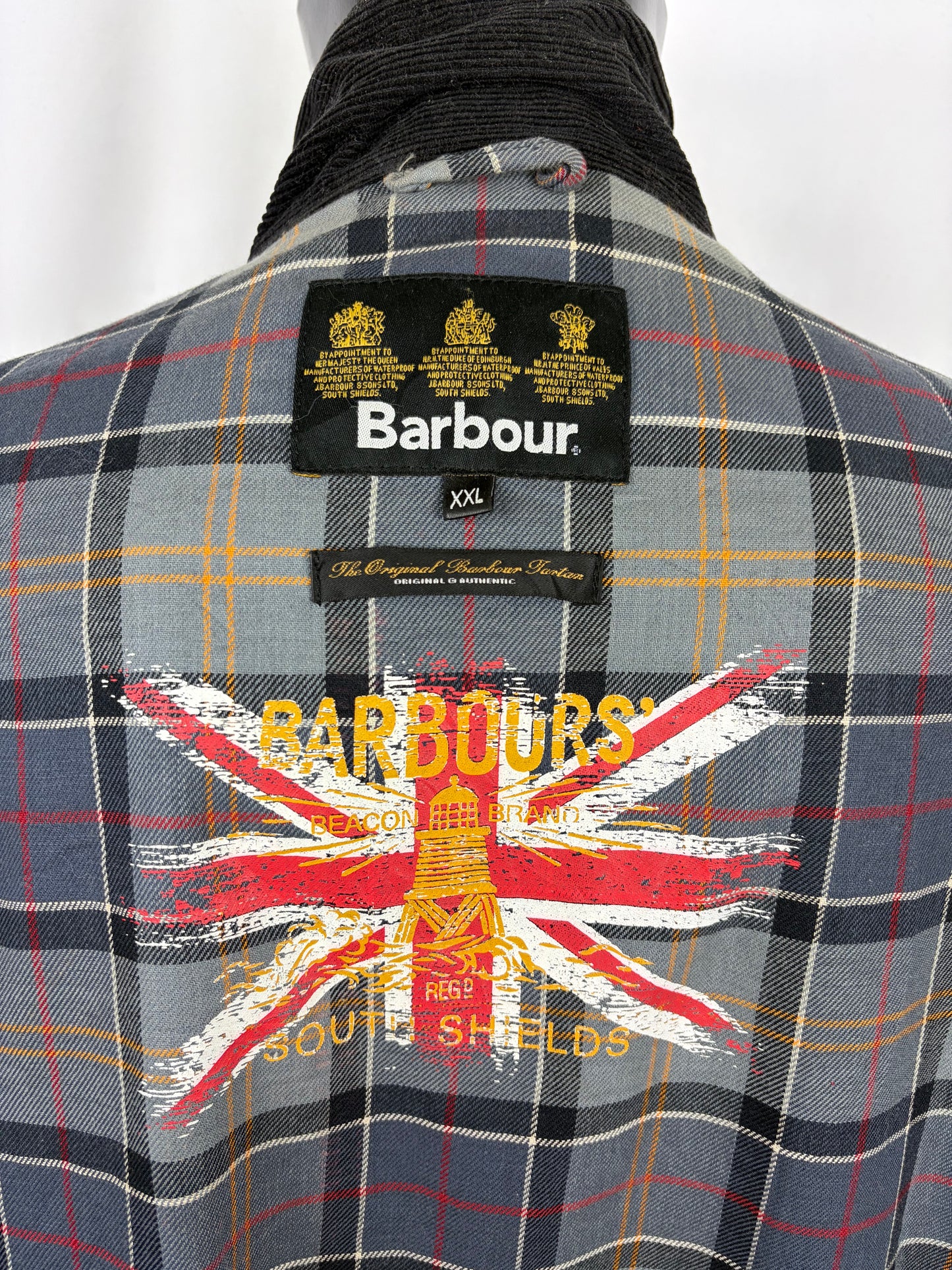 Giacca Barbour International Nera Emblem XXL-Man Black International Wax Jacket Size XXL - Shop In London