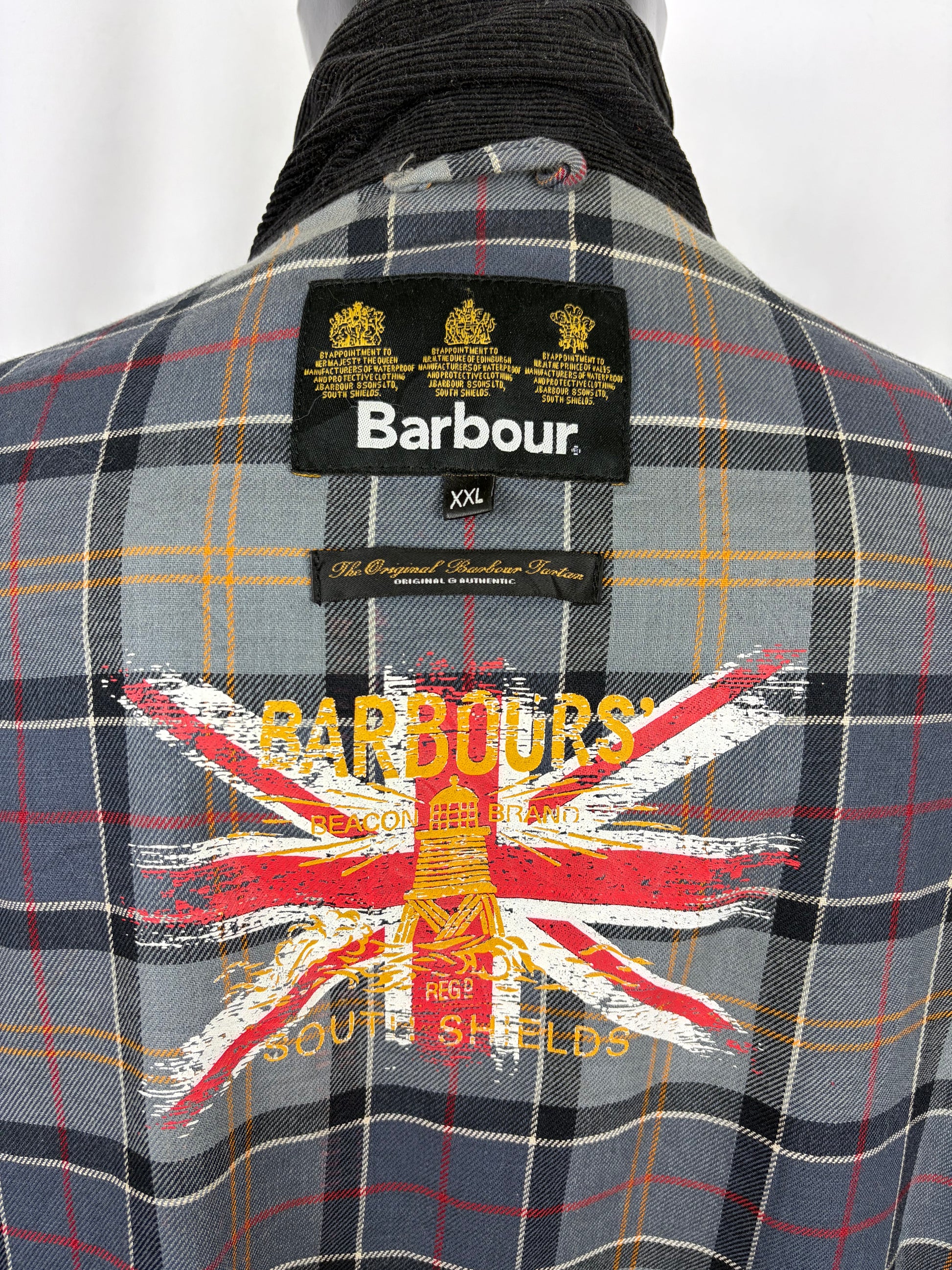 Giacca Barbour International Nera Emblem XXL-Man Black International Wax Jacket Size XXL - Shop In London