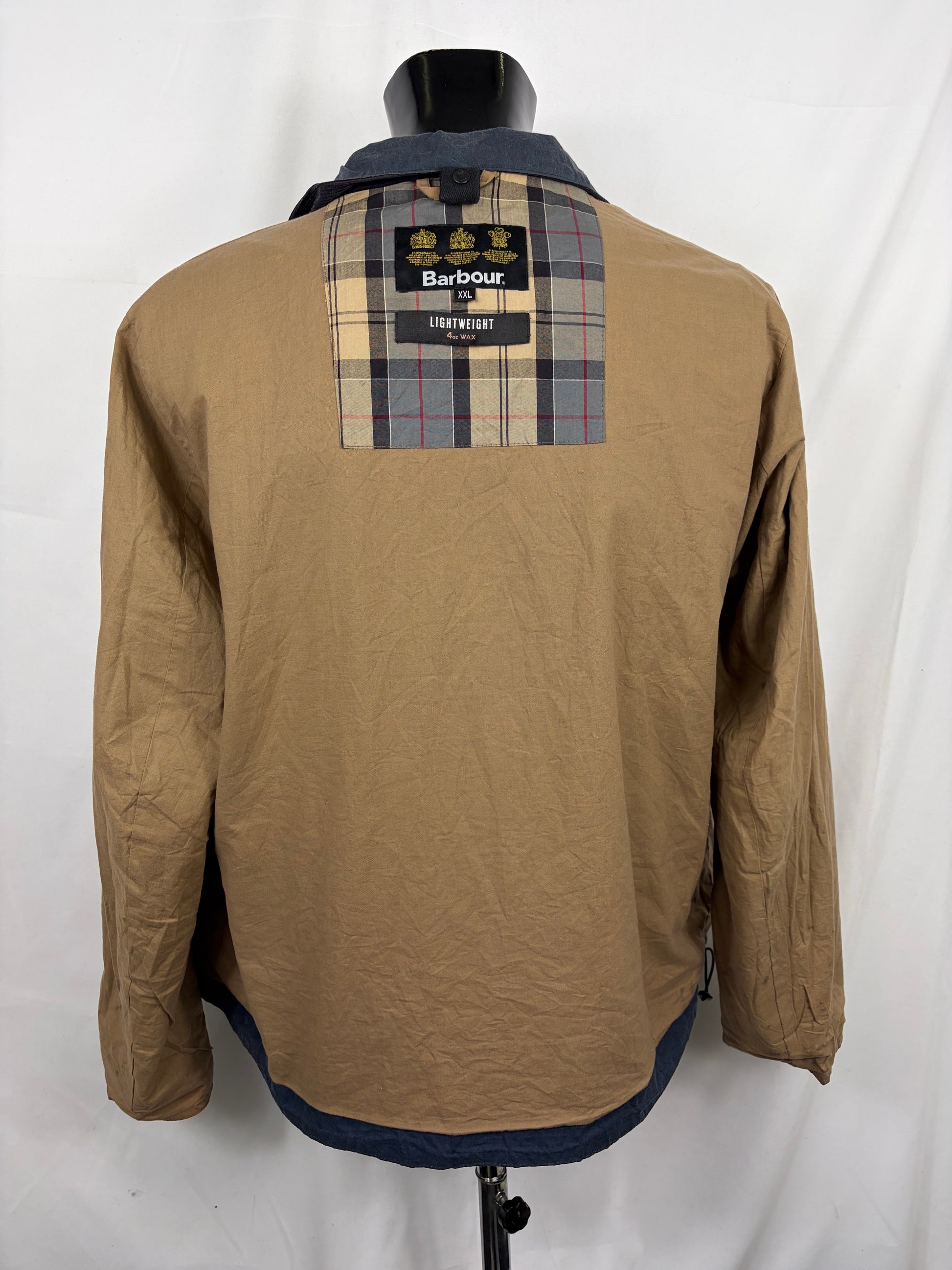 Giacca Barbour Uomo cerata corta blu XXLarge Man Short navy Jacket Size XXLarge - Shop In London