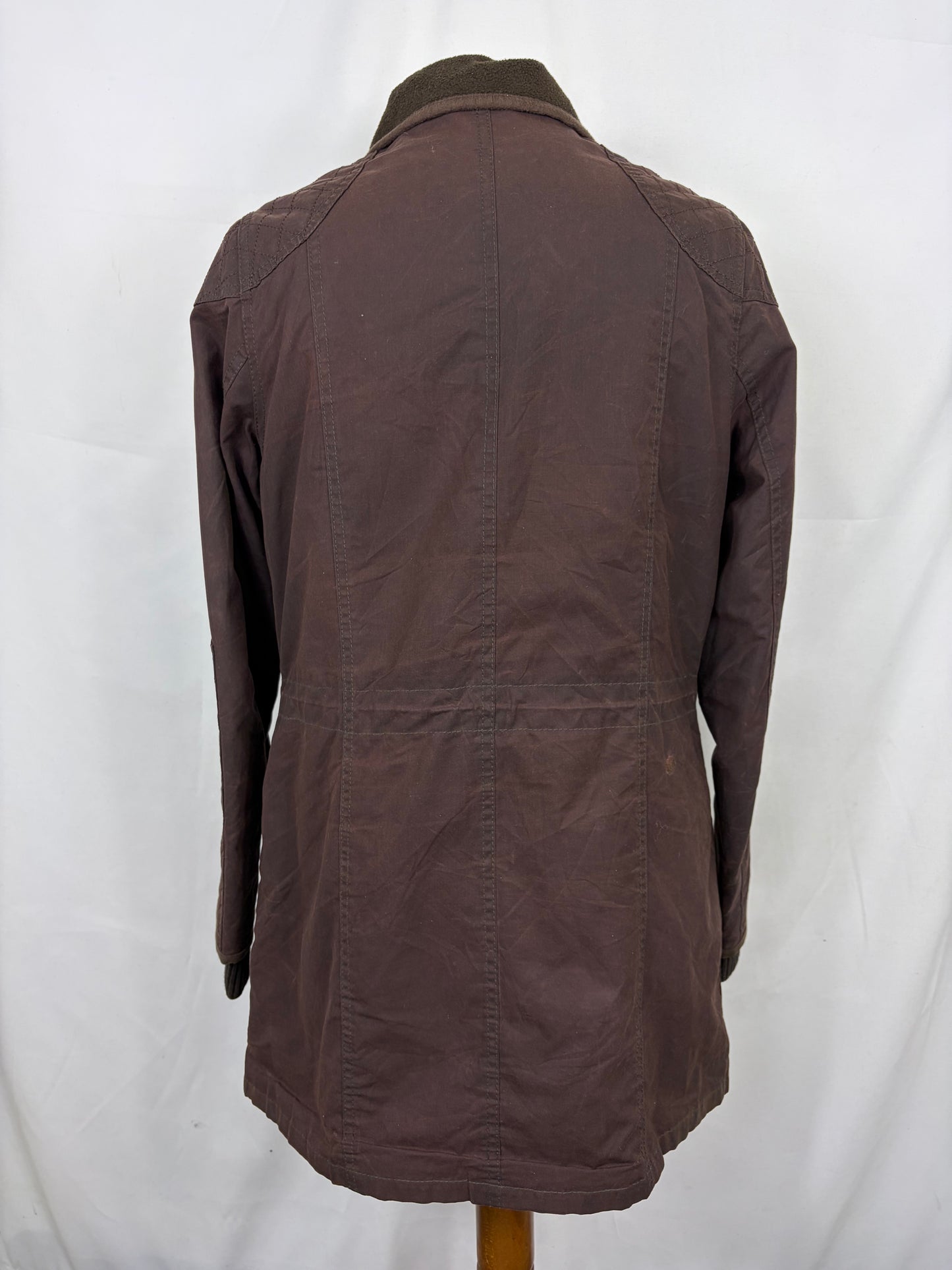 Giacca Barbour Donna Marrone cerata Medium UK12 - Lady Brown Stockyard jacket size M uk12 - Shop In London
