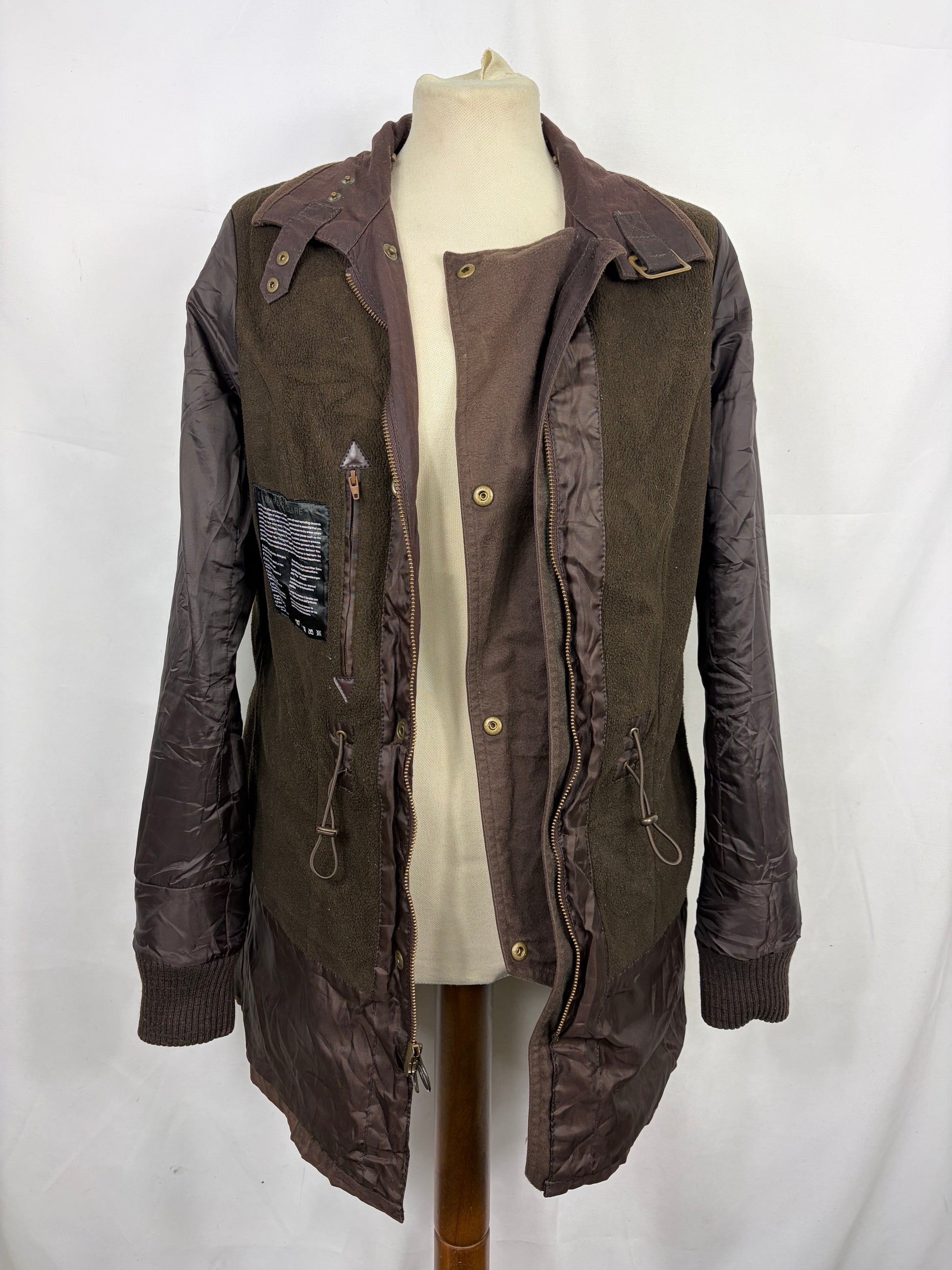 Giacca Barbour Donna Marrone cerata Medium UK12 - Lady Brown Stockyard jacket size M uk12 - Shop In London