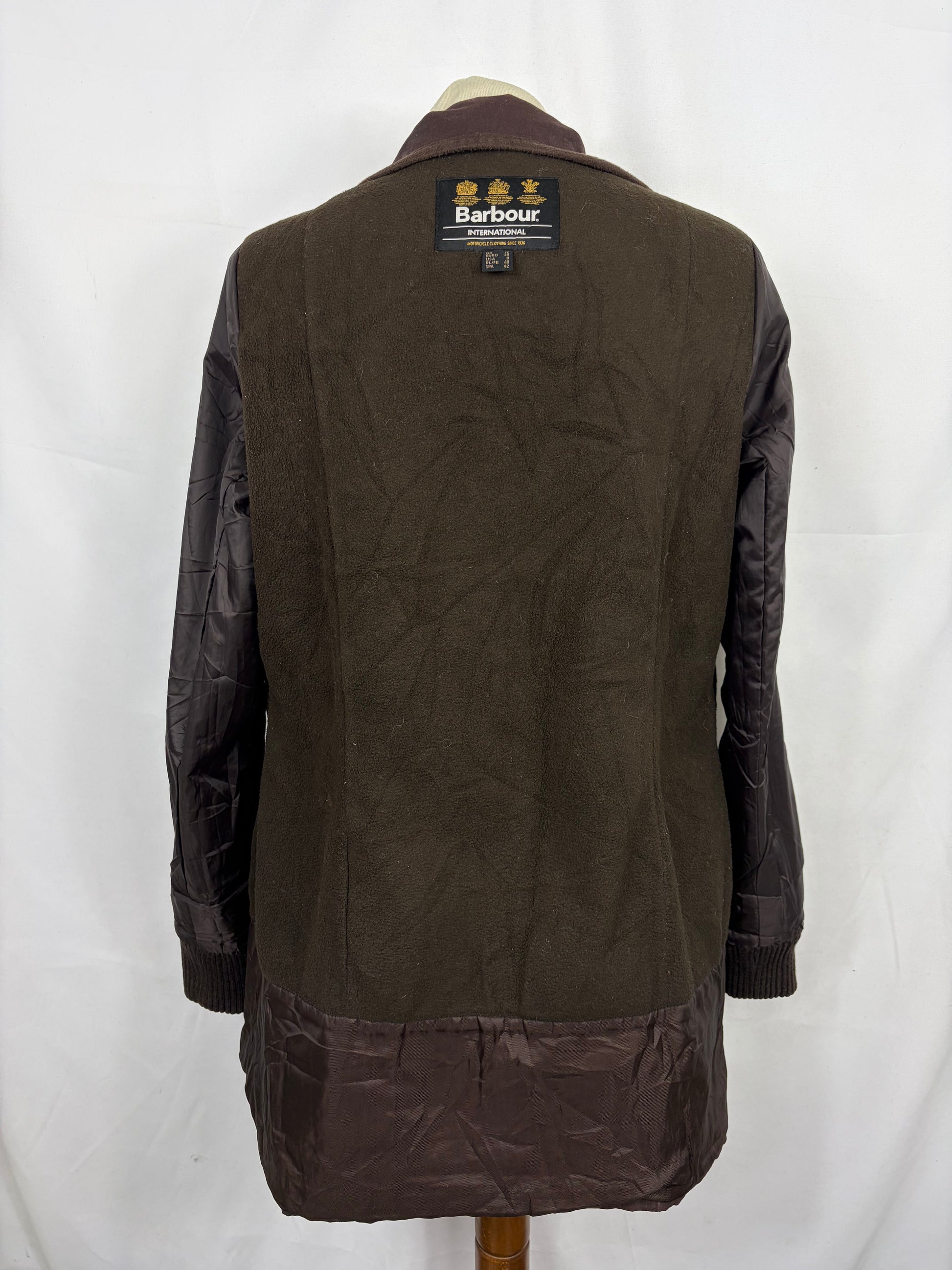 Giacca Barbour Donna Marrone cerata Medium UK12 - Lady Brown Stockyard jacket size M uk12 - Shop In London