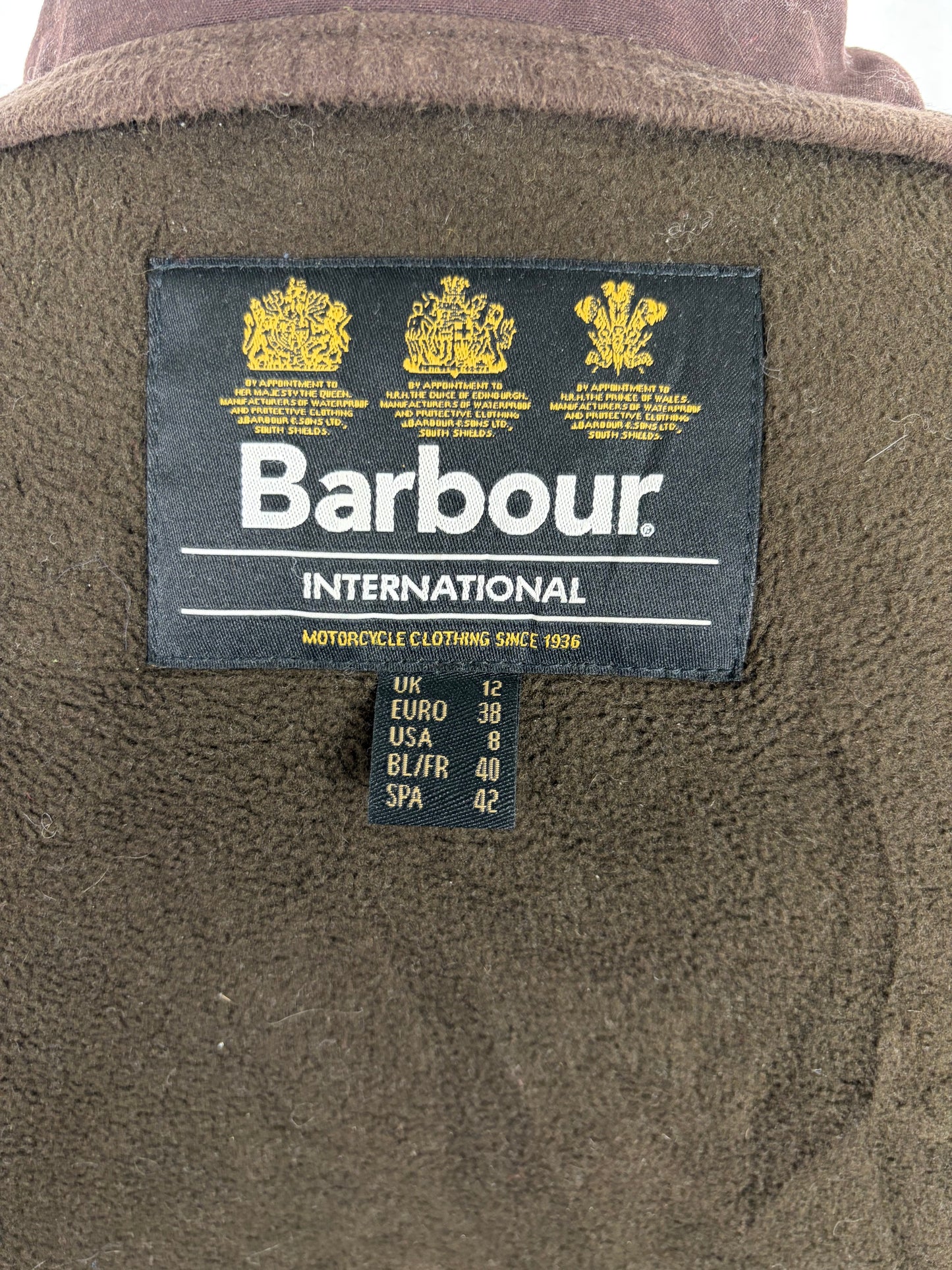 Giacca Barbour Donna Marrone cerata Medium UK12 - Lady Brown Stockyard jacket size M uk12 - Shop In London