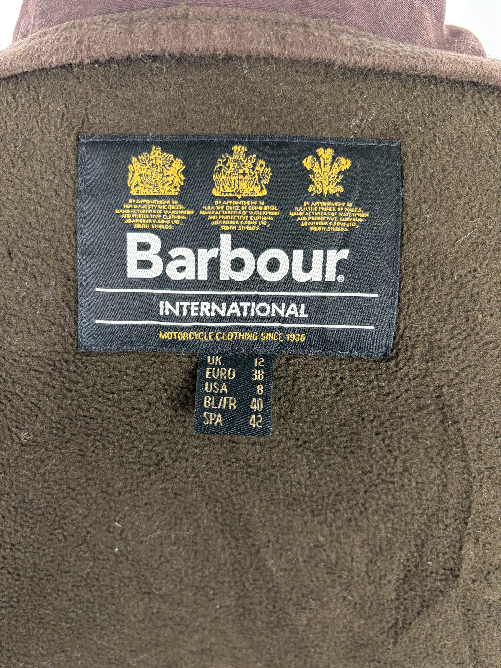 Giacca Barbour Donna Marrone cerata Medium UK12 - Lady Brown Stockyard jacket size M uk12 - Shop In London