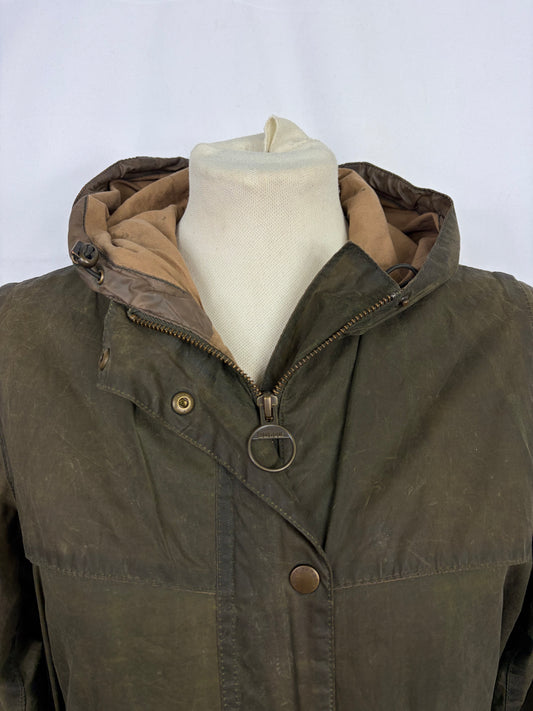 Giacca Barbour verde da donna Lightweight Durham Uk12 tg.42 - Green Lady Lightweight Durham Jacket size uk12 - Shop In London
