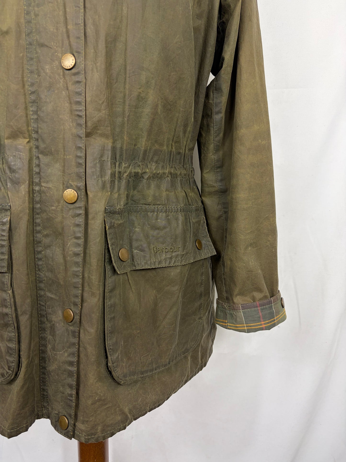 Giacca Barbour verde da donna Lightweight Durham Uk12 tg.42 - Green Lady Lightweight Durham Jacket size uk12 - Shop In London