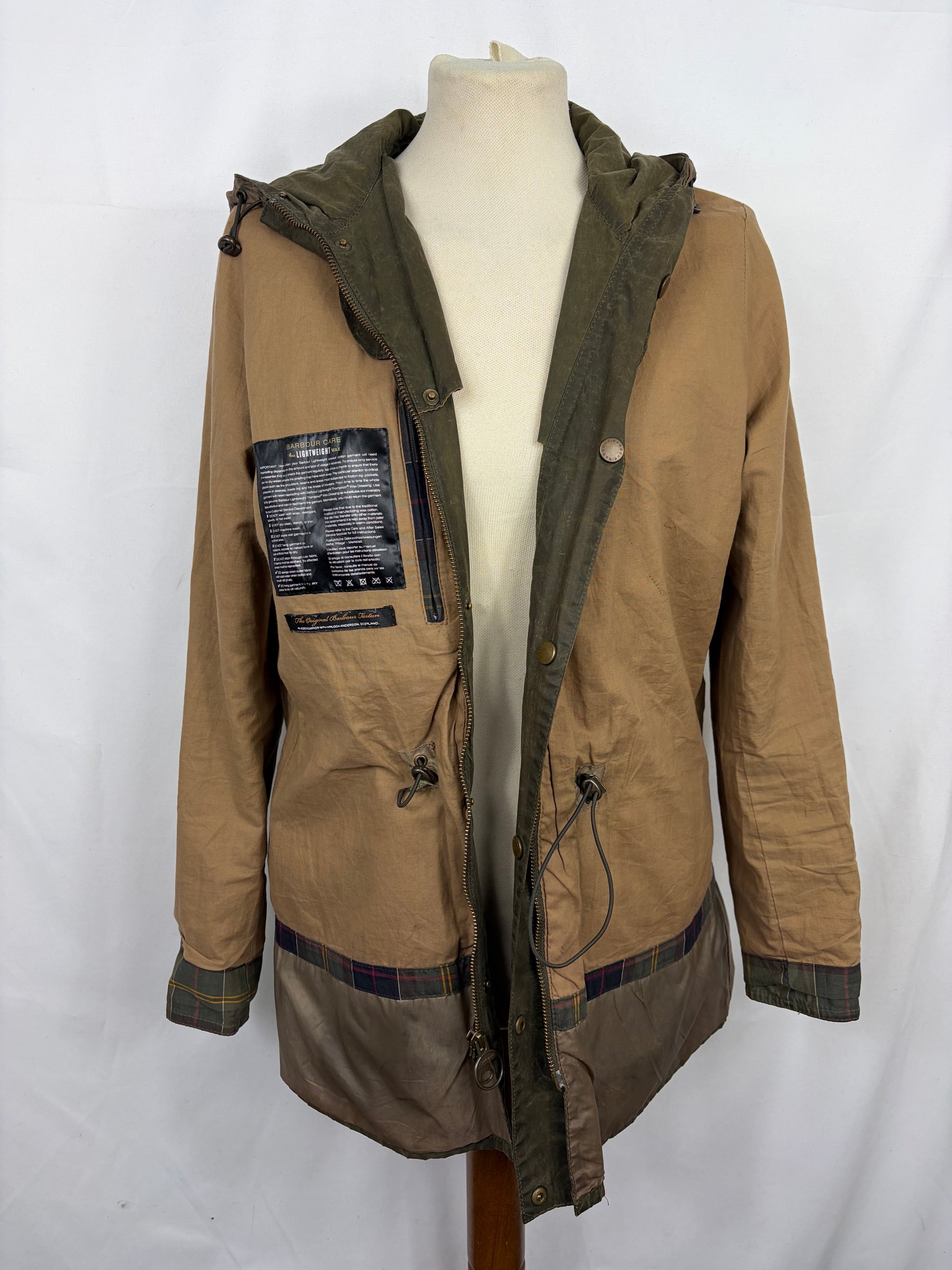 Giacca Barbour verde da donna Lightweight Durham Uk12 tg.42 - Green Lady Lightweight Durham Jacket size uk12 - Shop In London
