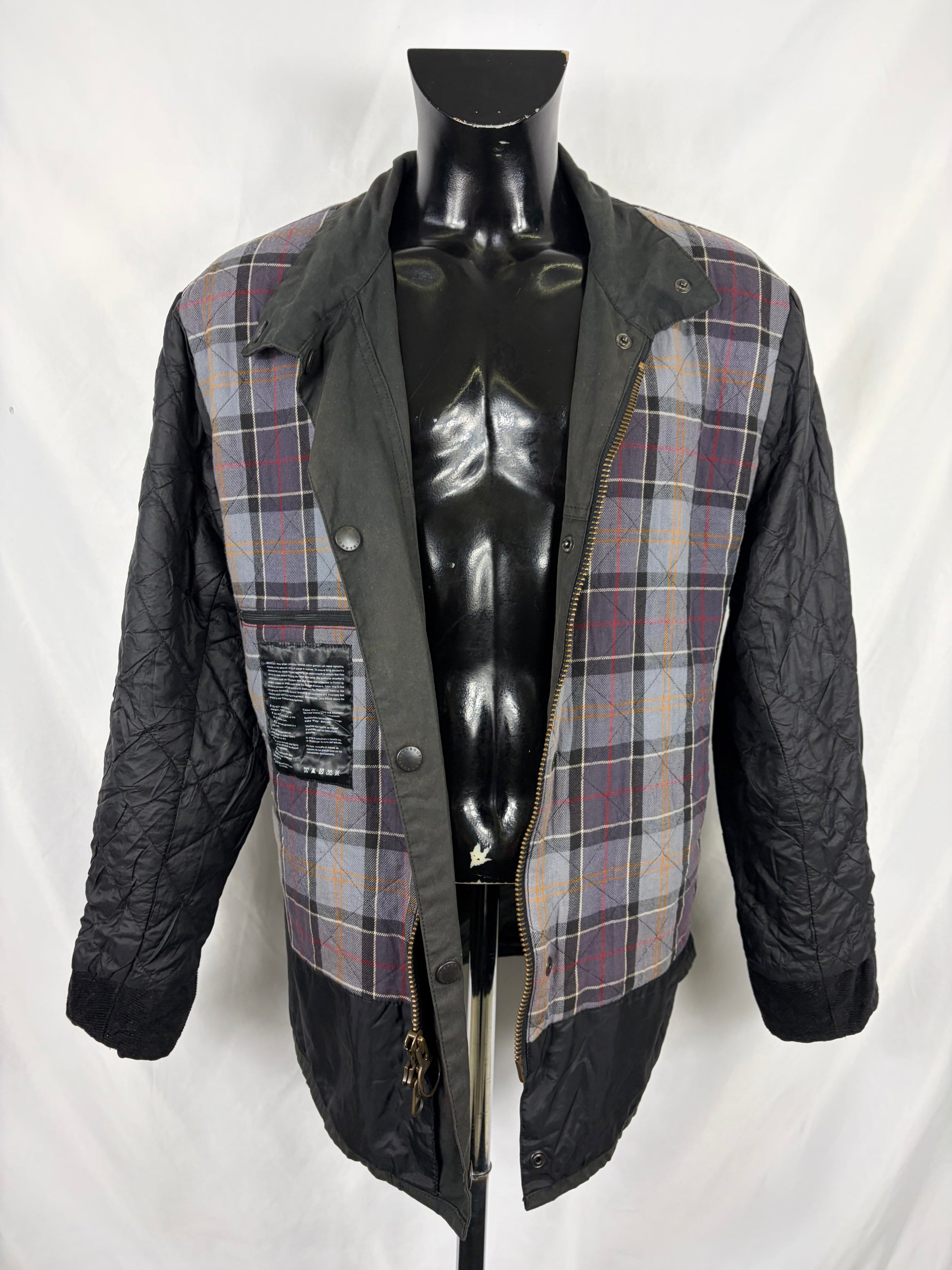 Giacca Barbour nera da Uomo Trooper cerata Large Man Black Waxed jacket size L - Shop In London