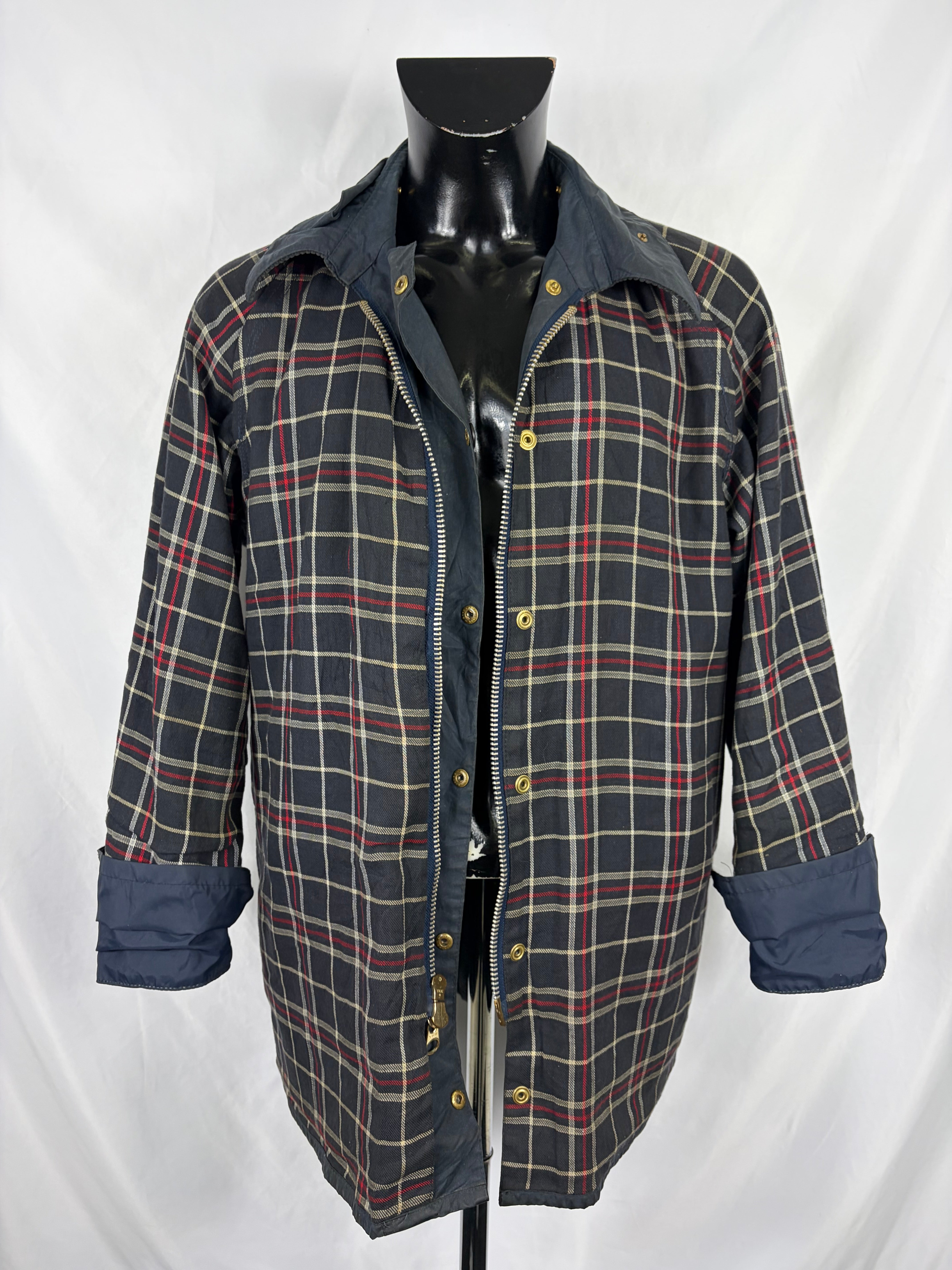 Barbour Giacca Beaufort vintage blu C40/102 cm - Navy Beaufort Waxed j
