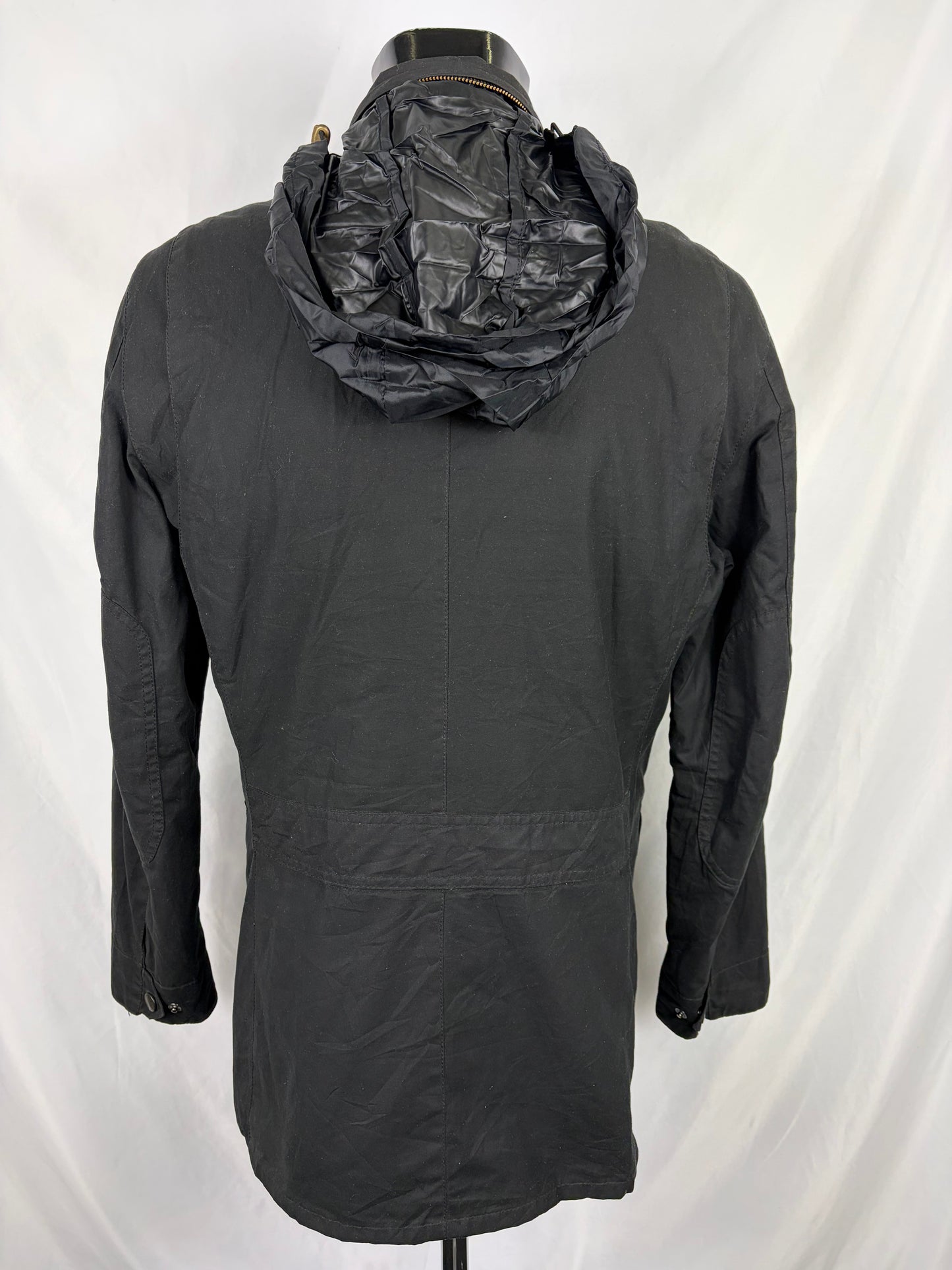 Barbour Giacca Uomo Corbridge Nera Large Man Black Waxed Corbridge Jacket Size Large