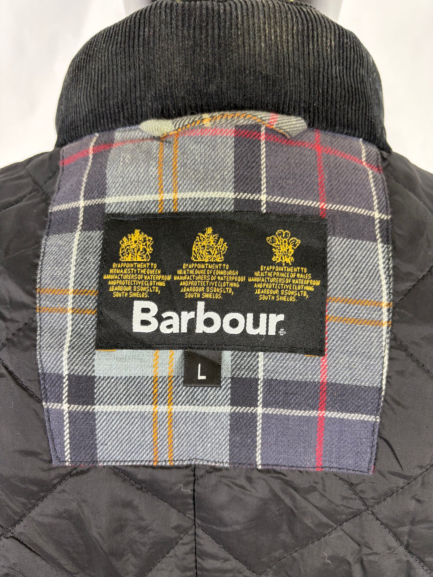 Barbour Giacca Uomo Corbridge Nera Large Man Black Waxed Corbridge Jacket Size Large