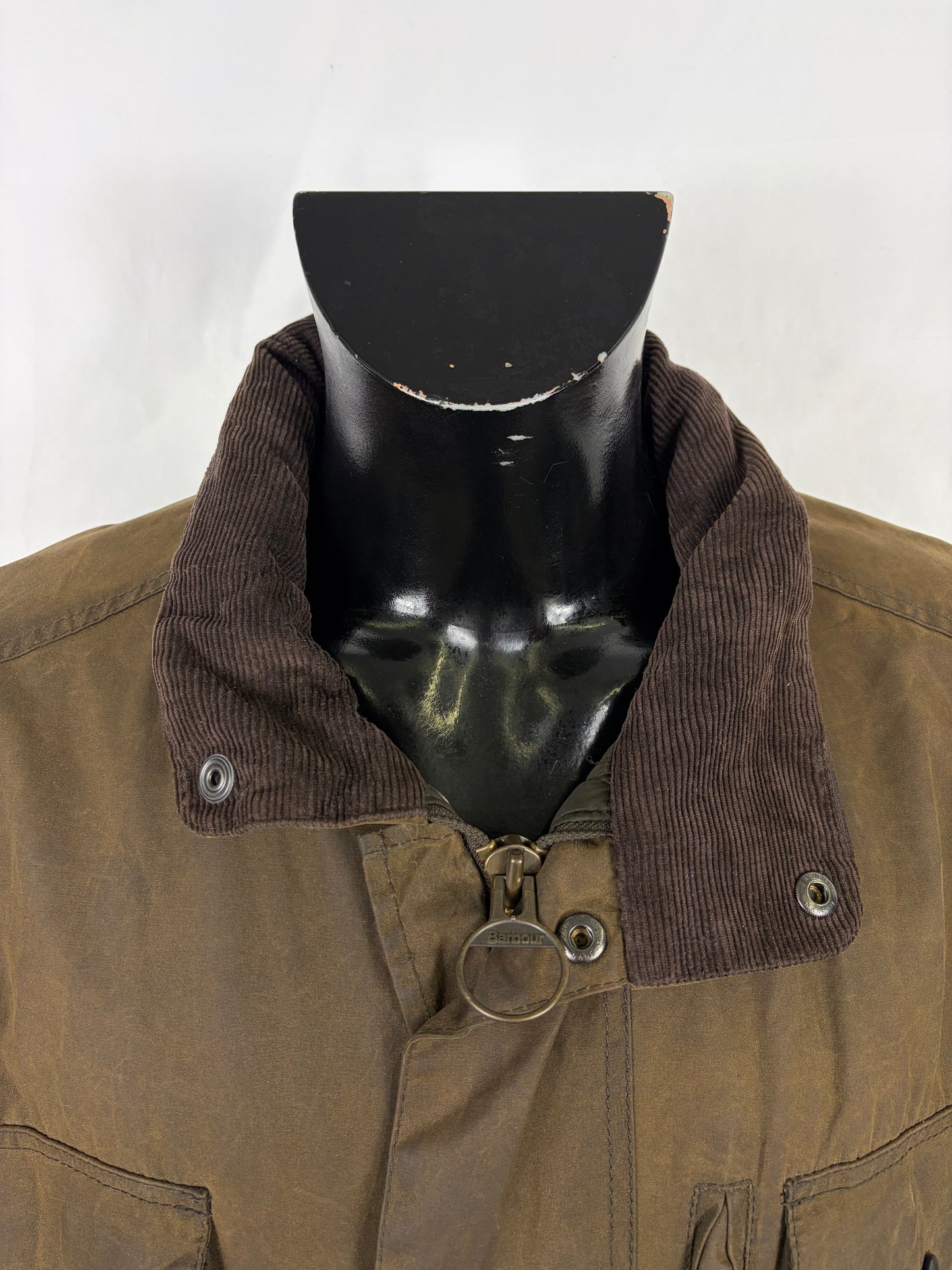 Barbour Giacca uomo verde oliva Xlarge Sapper Jacket - Man Olive Waxed Sapper Jacket Size XL