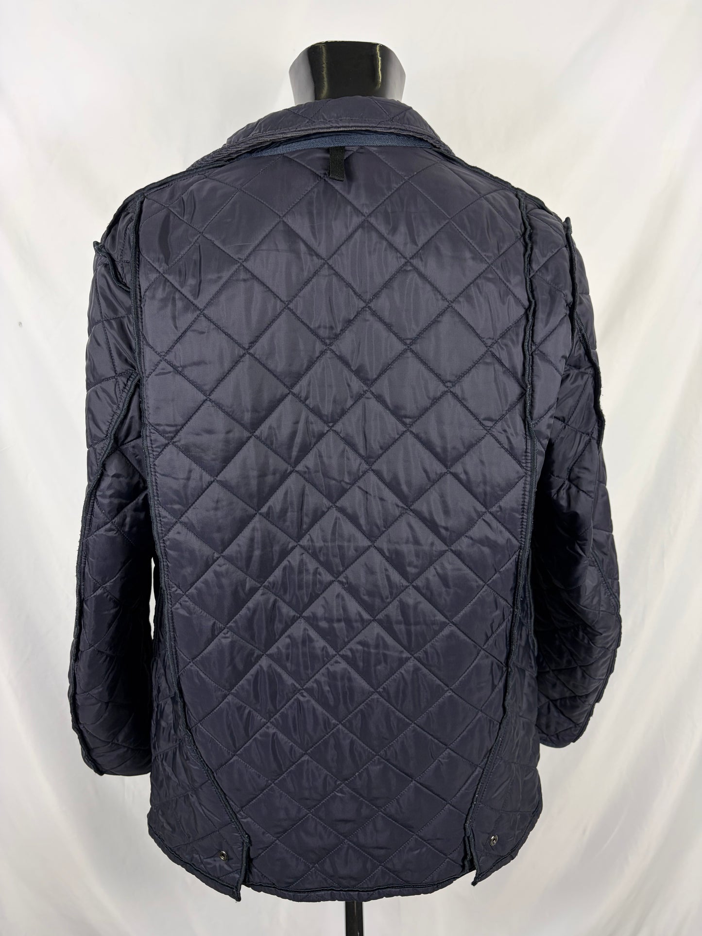 Giacca a vento Barbour blu Liddesdale Xlarge- Man Quilted Navy Jacket Size Xlarge