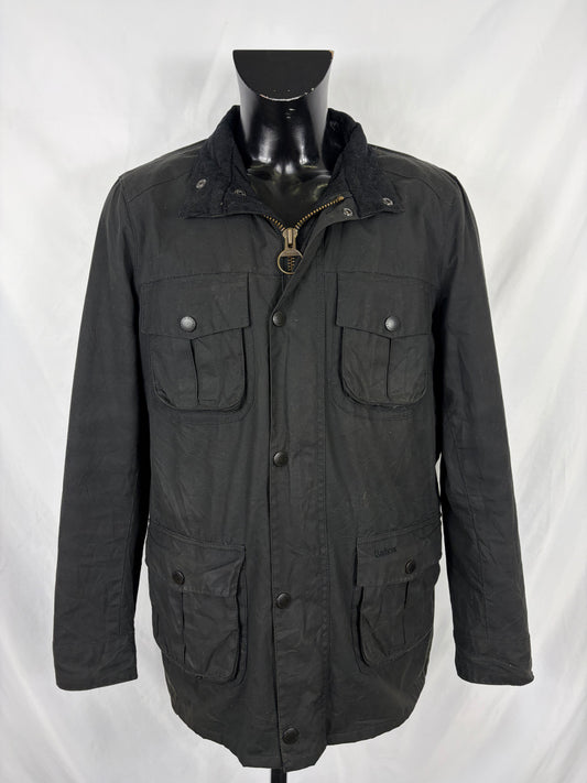 Barbour Giacca Uomo Corbridge Nera XLarge Man Black Waxed Corbridge Jacket Size XLarge - Shop In London