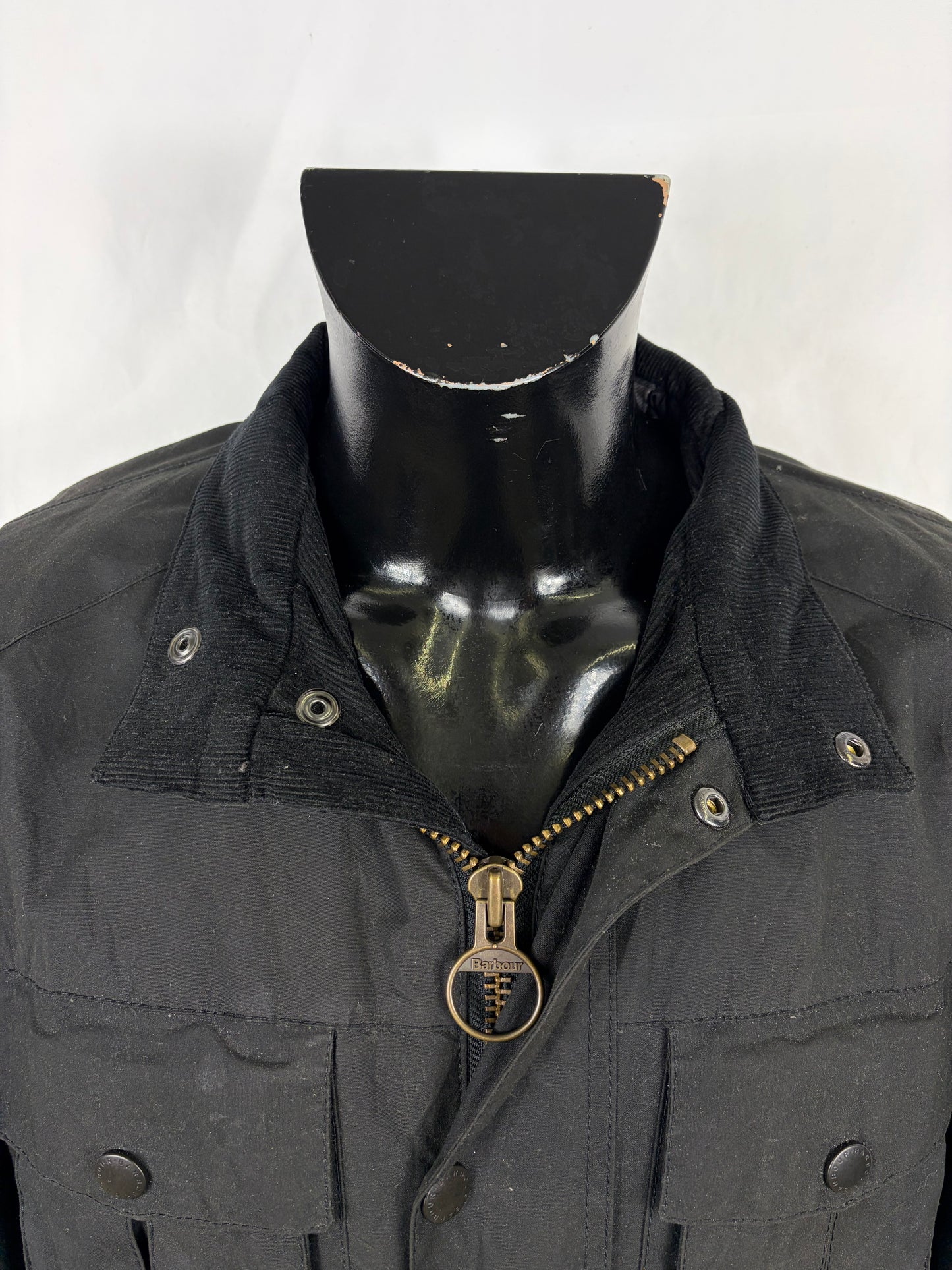 Barbour Giacca Uomo Corbridge Nera XLarge Man Black Waxed Corbridge Jacket Size XLarge