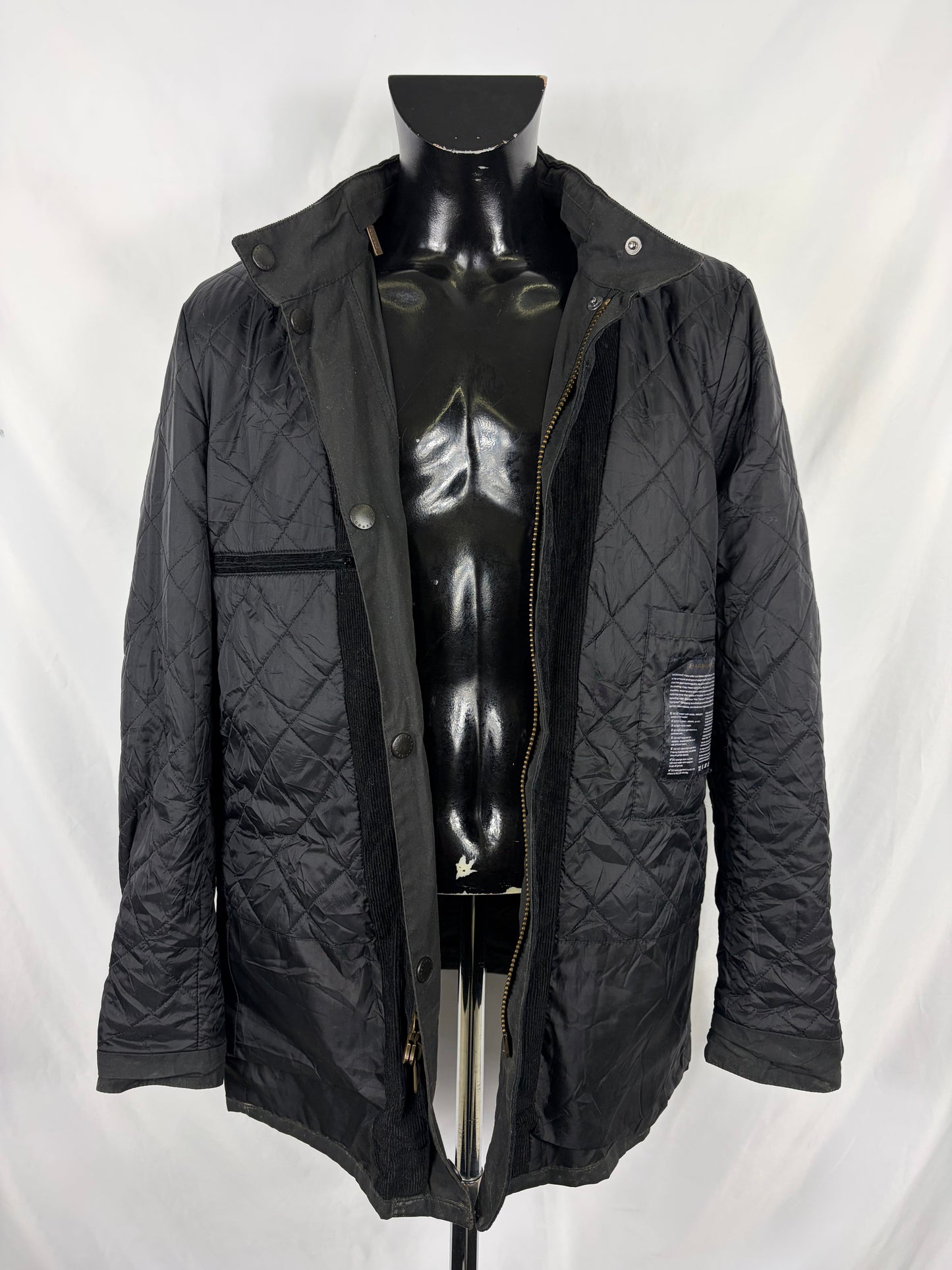 Barbour Giacca Uomo Corbridge Nera XLarge Man Black Waxed Corbridge Jacket Size XLarge