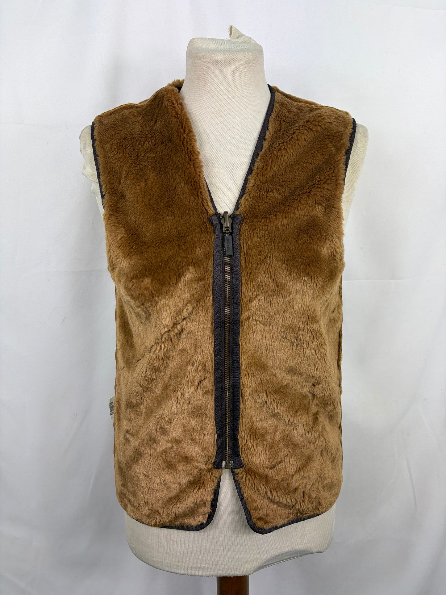 Imbottitura Originale Barbour BAMBINO a pelliccia taglia M con zip - Shop In London