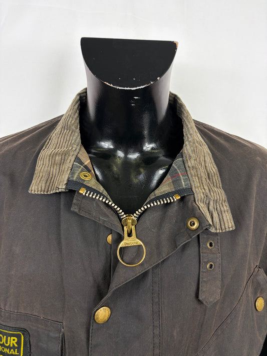Giacca Barbour International Nero A7 C48/122cm Man motorcycle waxed Jacket XLarge - Shop In London