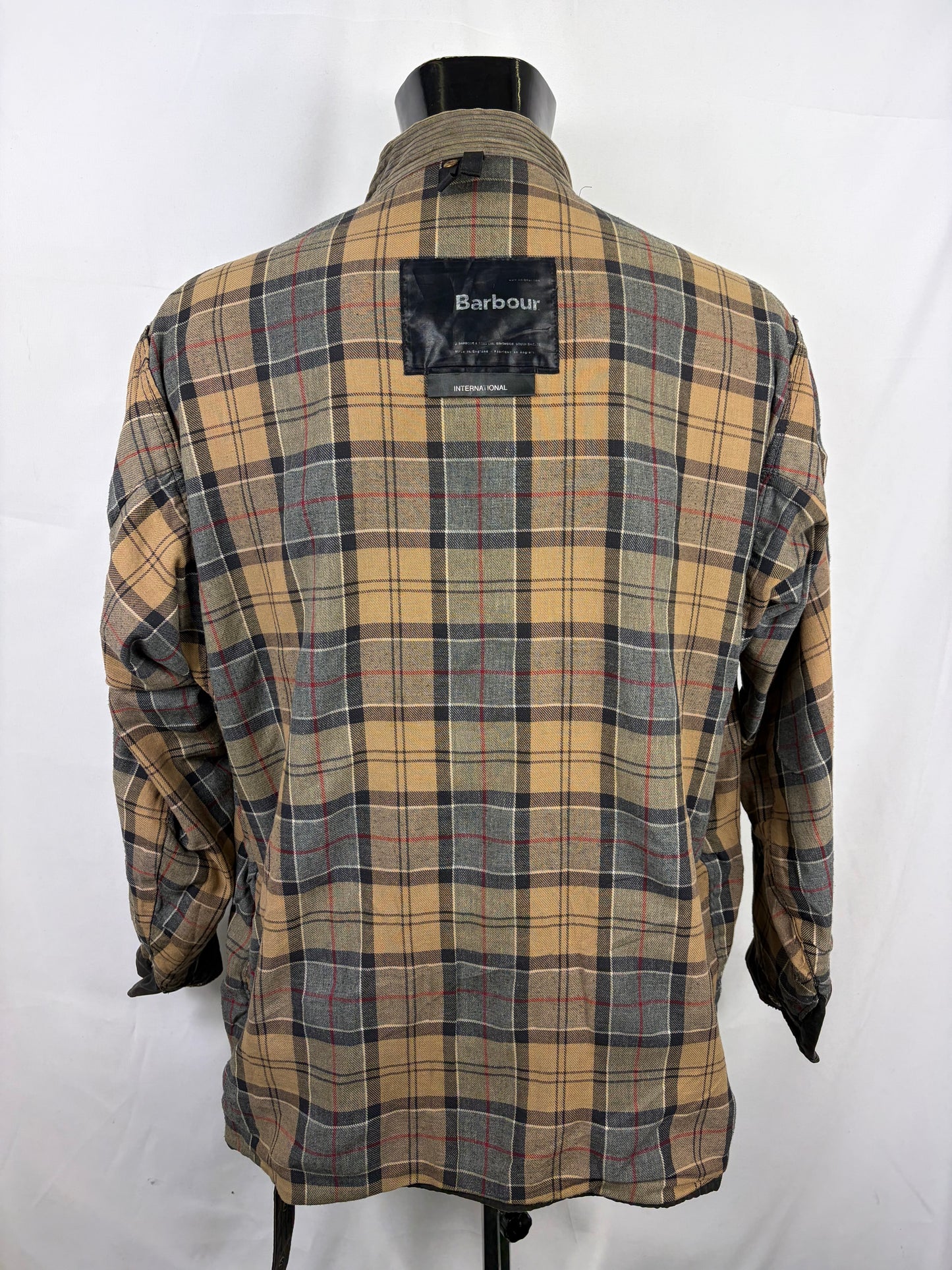 Giacca Barbour International Nero A7 C48/122cm Man motorcycle waxed Jacket XLarge - Shop In London