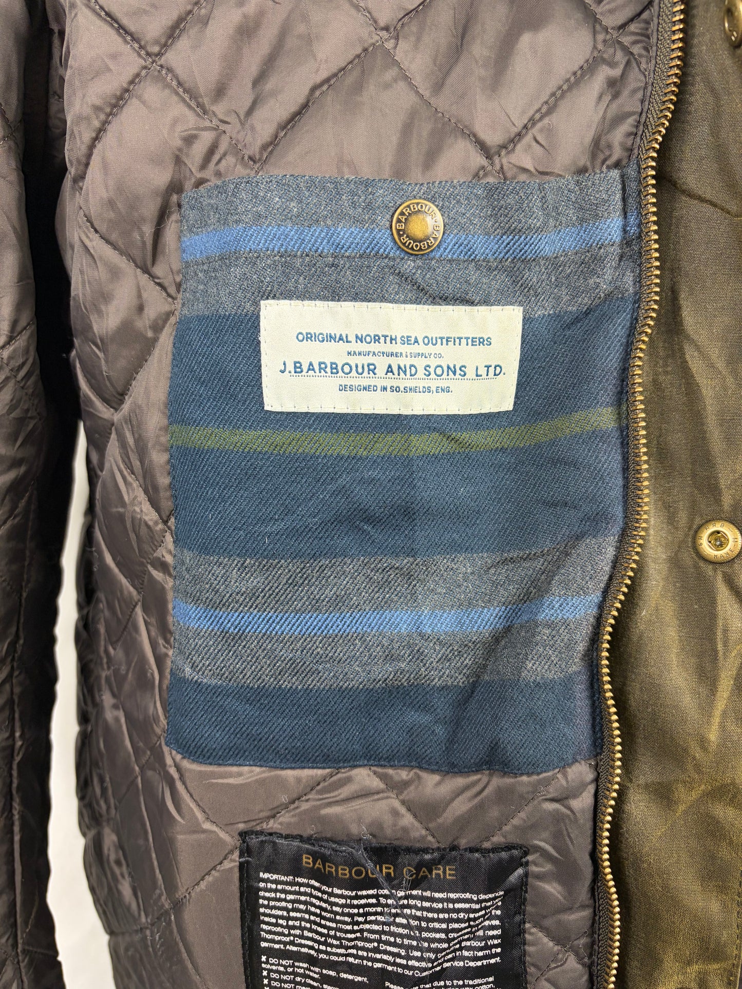 Giacca Barbour Uomo Verde cerata Leeward 2XL - Man Olive wax Leeward Jacket Size 2Xlarge