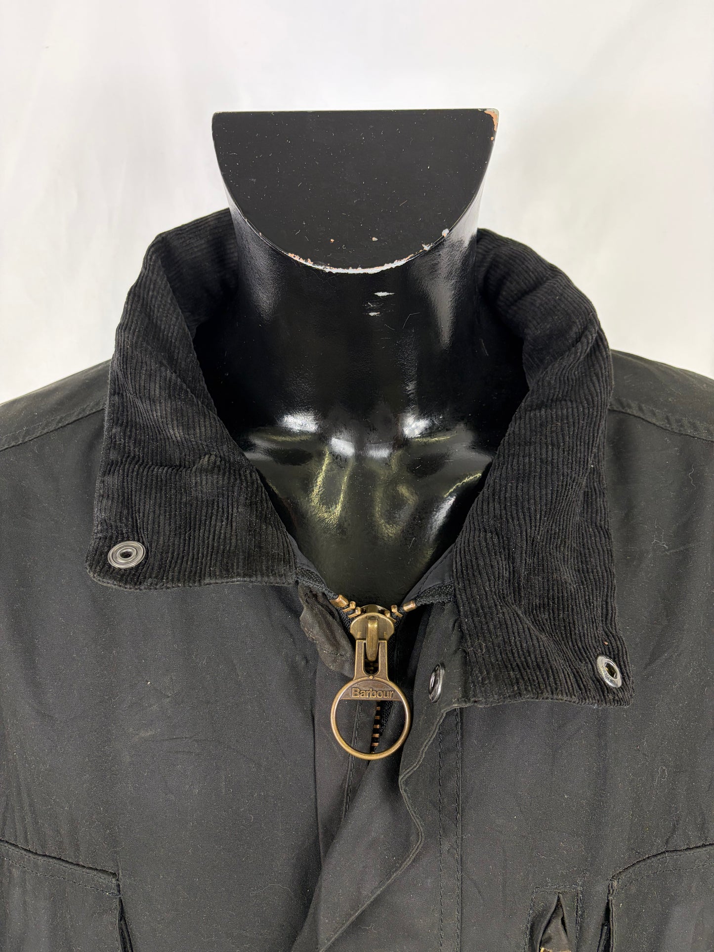 Barbour Giacca uomo nera XXL Sapper Jacket Black Waxed Sapper Jacket Size XXLarge
