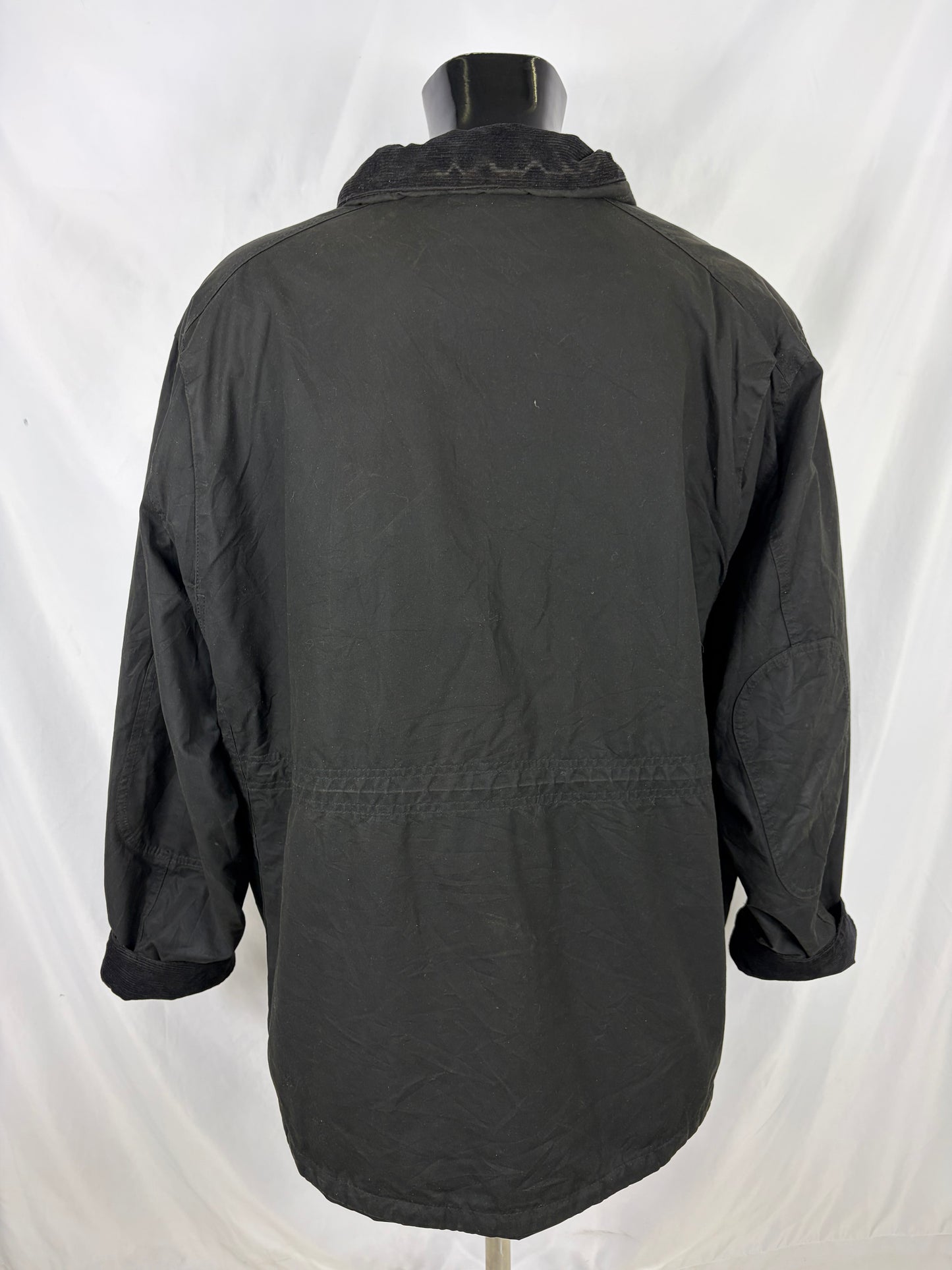 Barbour Giacca uomo nera XXL Sapper Jacket Black Waxed Sapper Jacket Size XXLarge