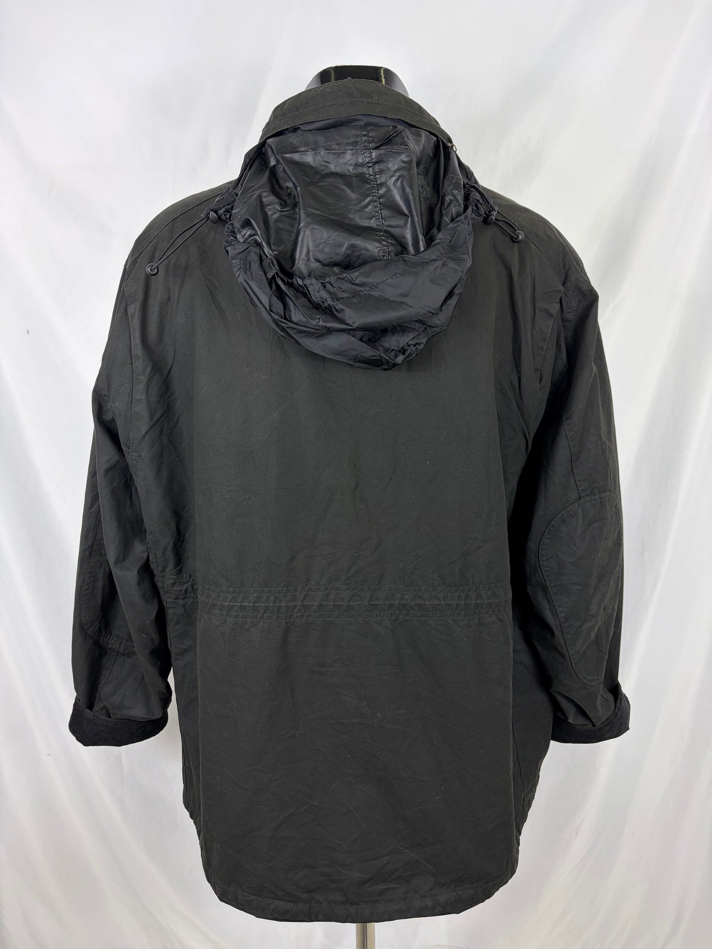 Barbour Giacca uomo nera XXL Sapper Jacket Black Waxed Sapper Jacket Size XXLarge